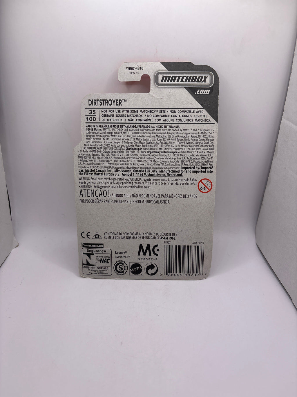 Matchbox Dirtstroyer Diecast