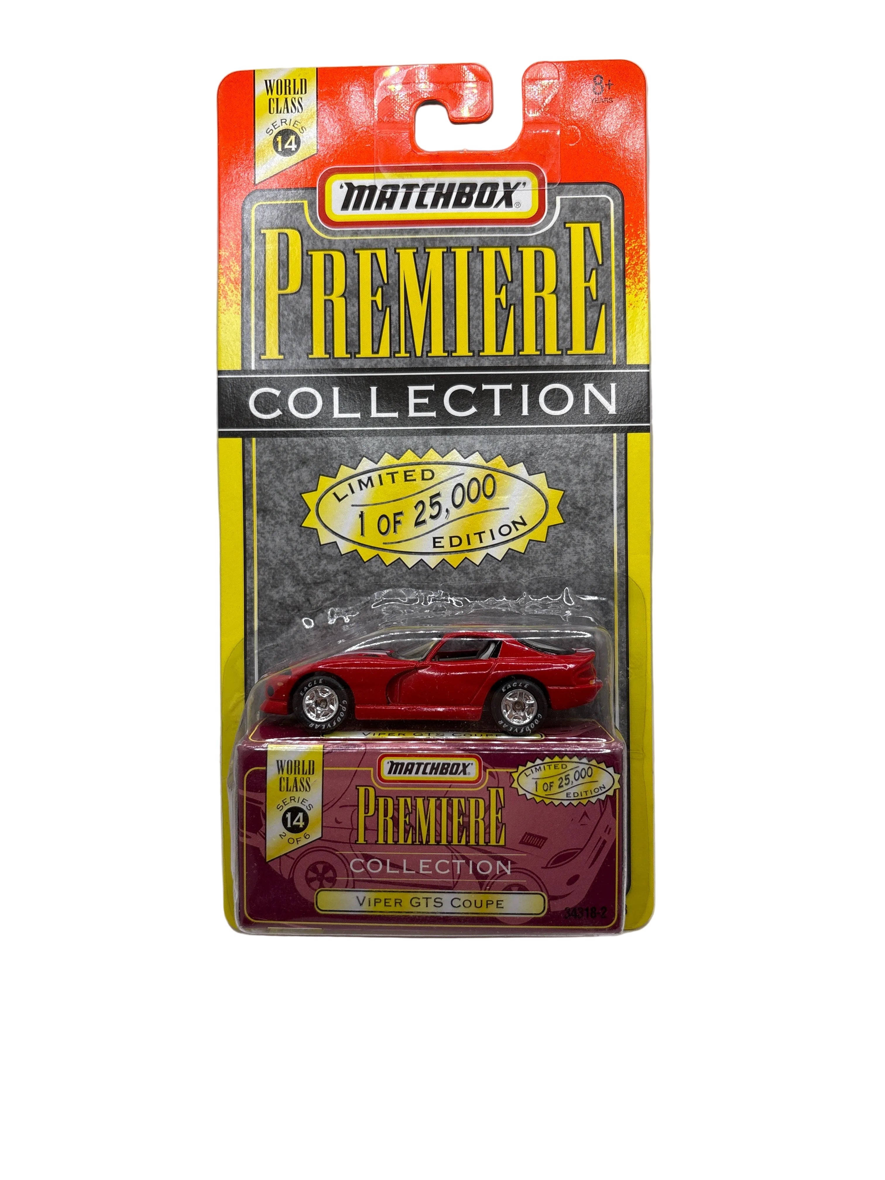 Matchbox Viper GTS Coupe Diecast red
