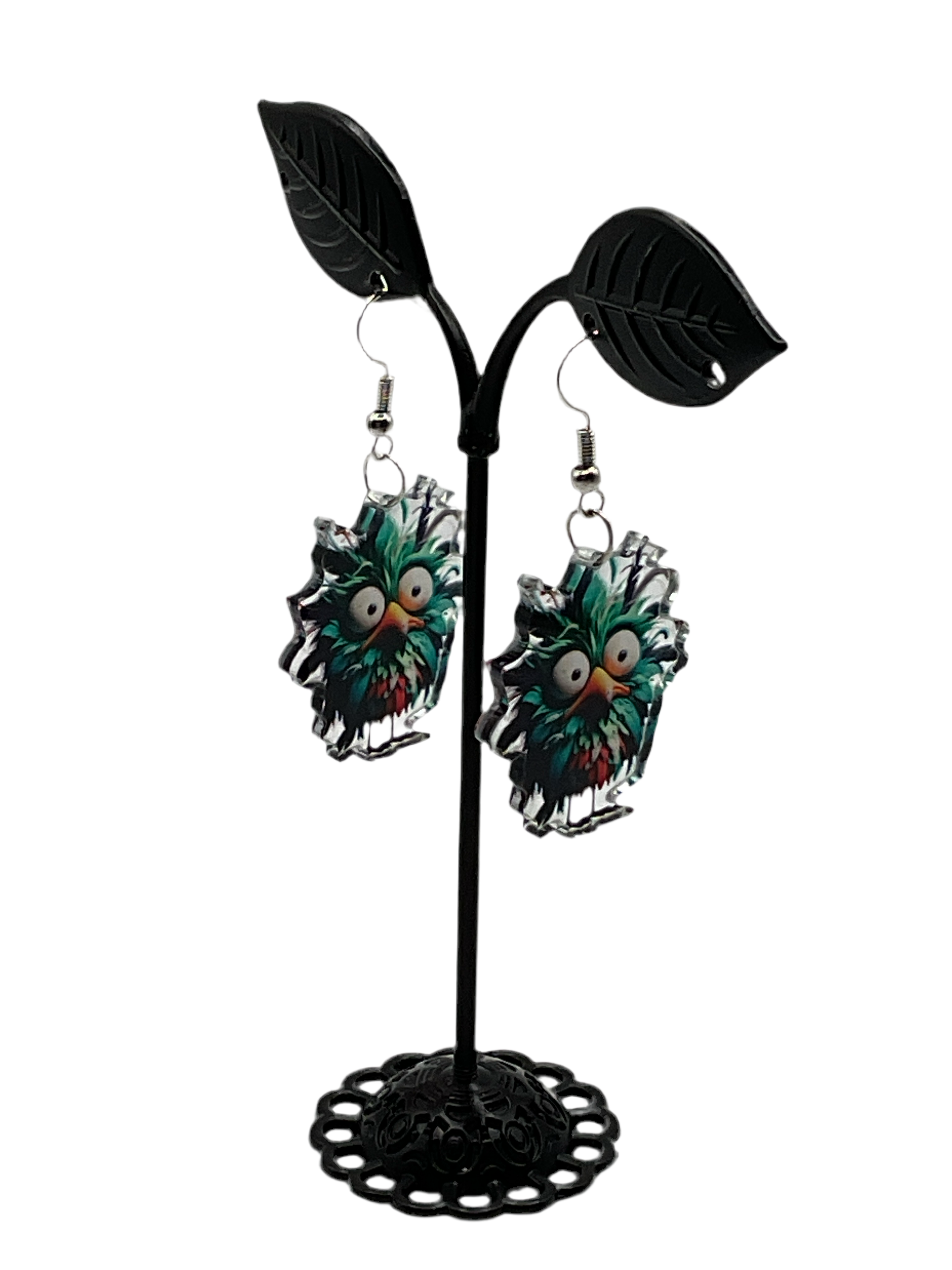 Crazy Bird Earrings