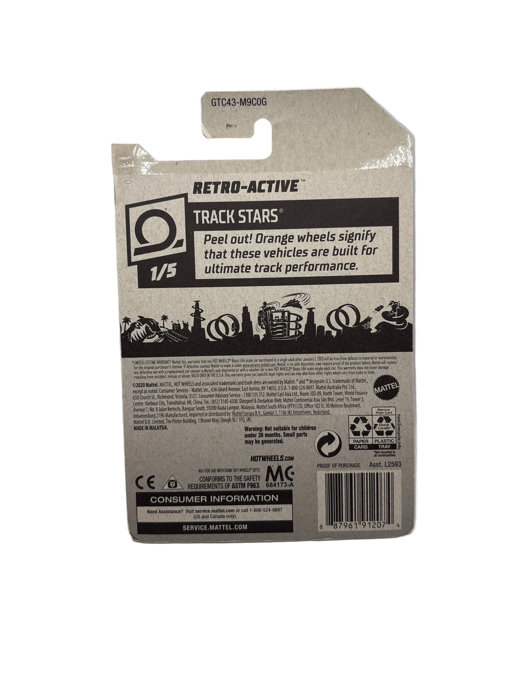 Hot Wheels Rectro-Active Diecast