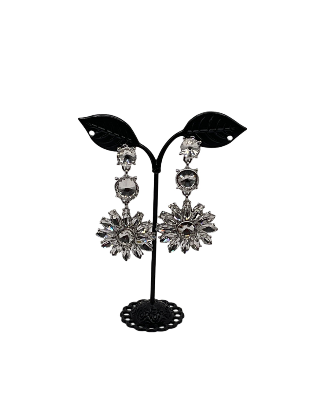 Shiny crystal earrings 3