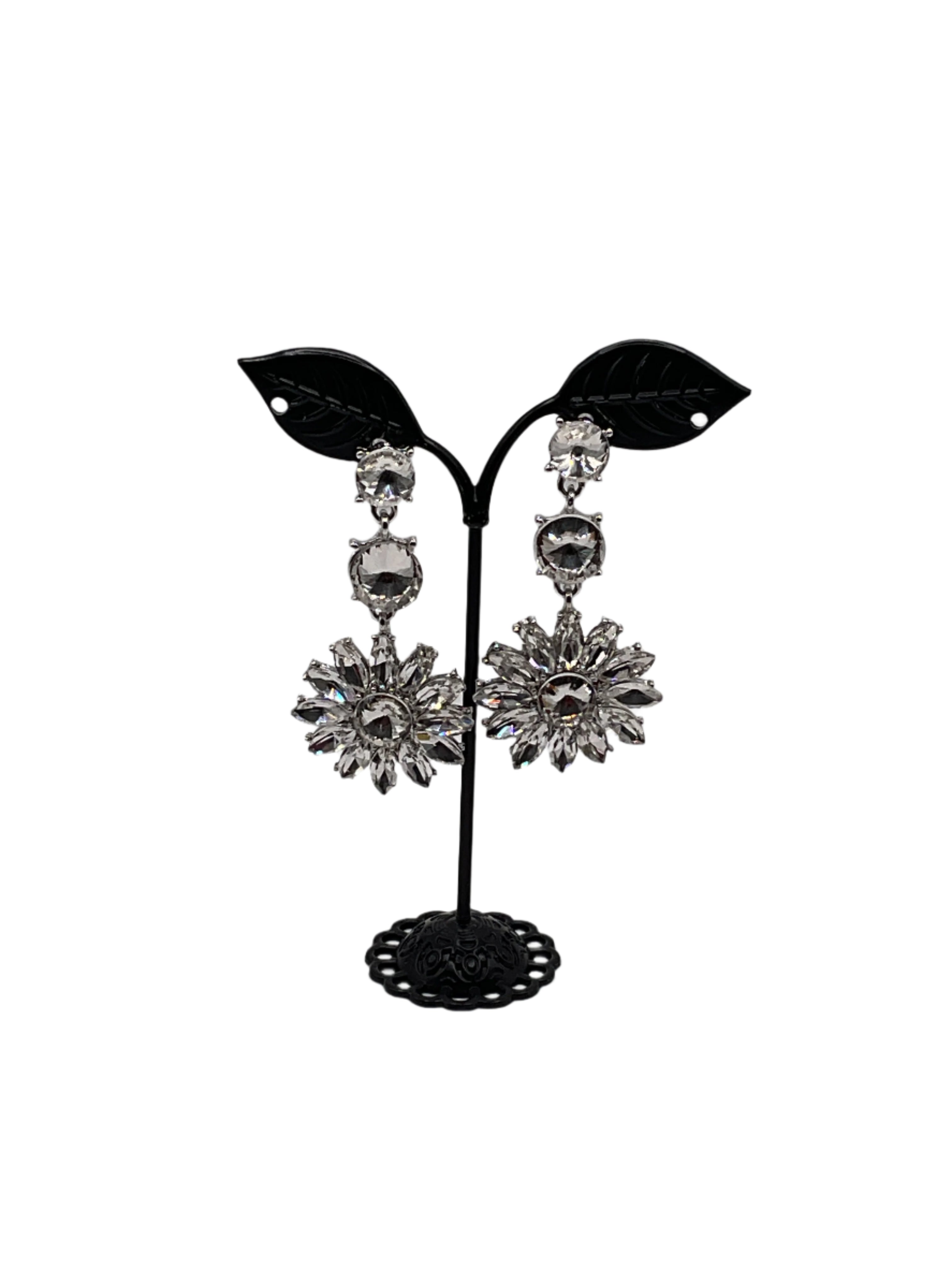 Shiny crystal earrings 3