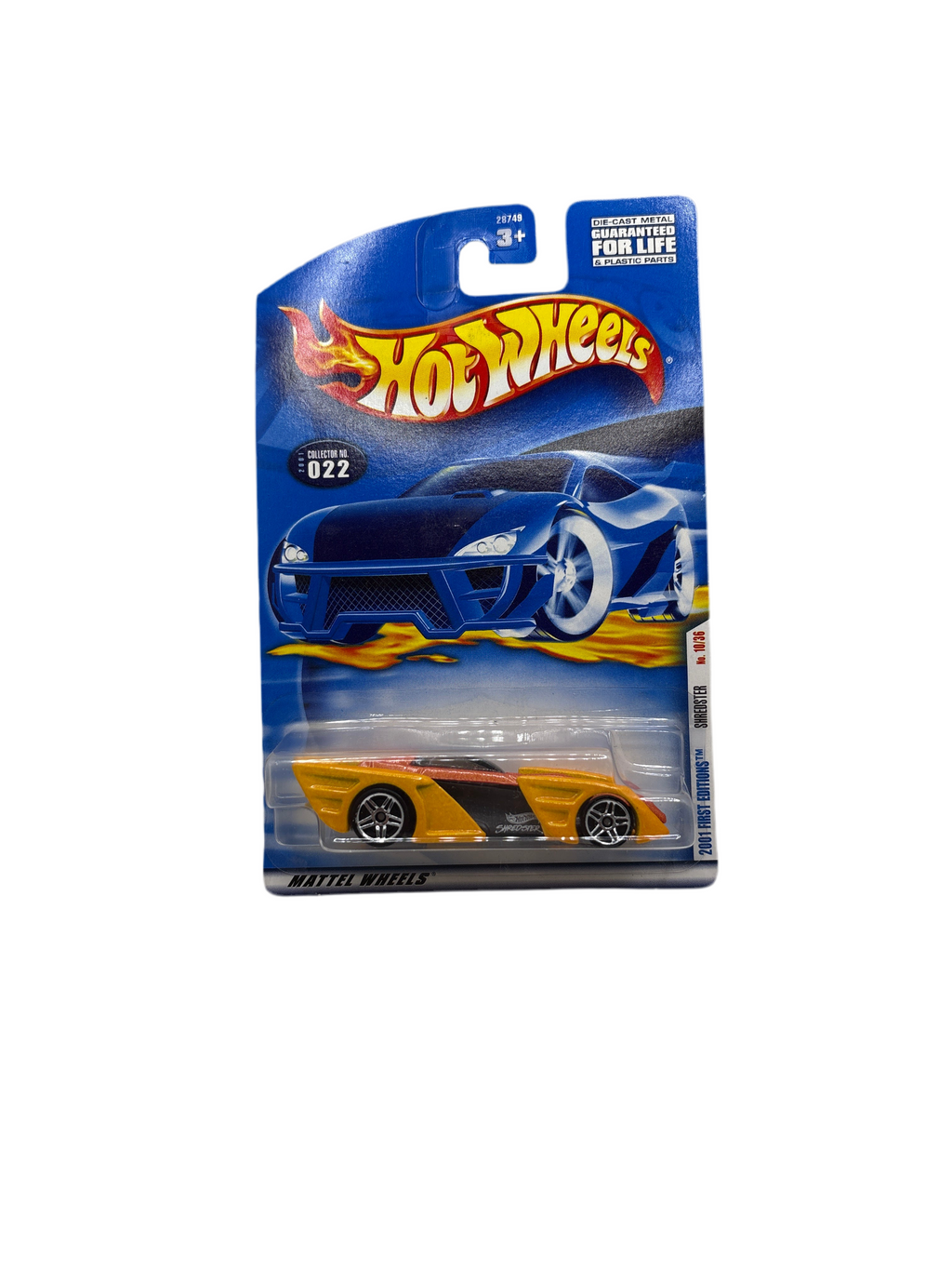 Hot Wheels Shredster Diecast yellow