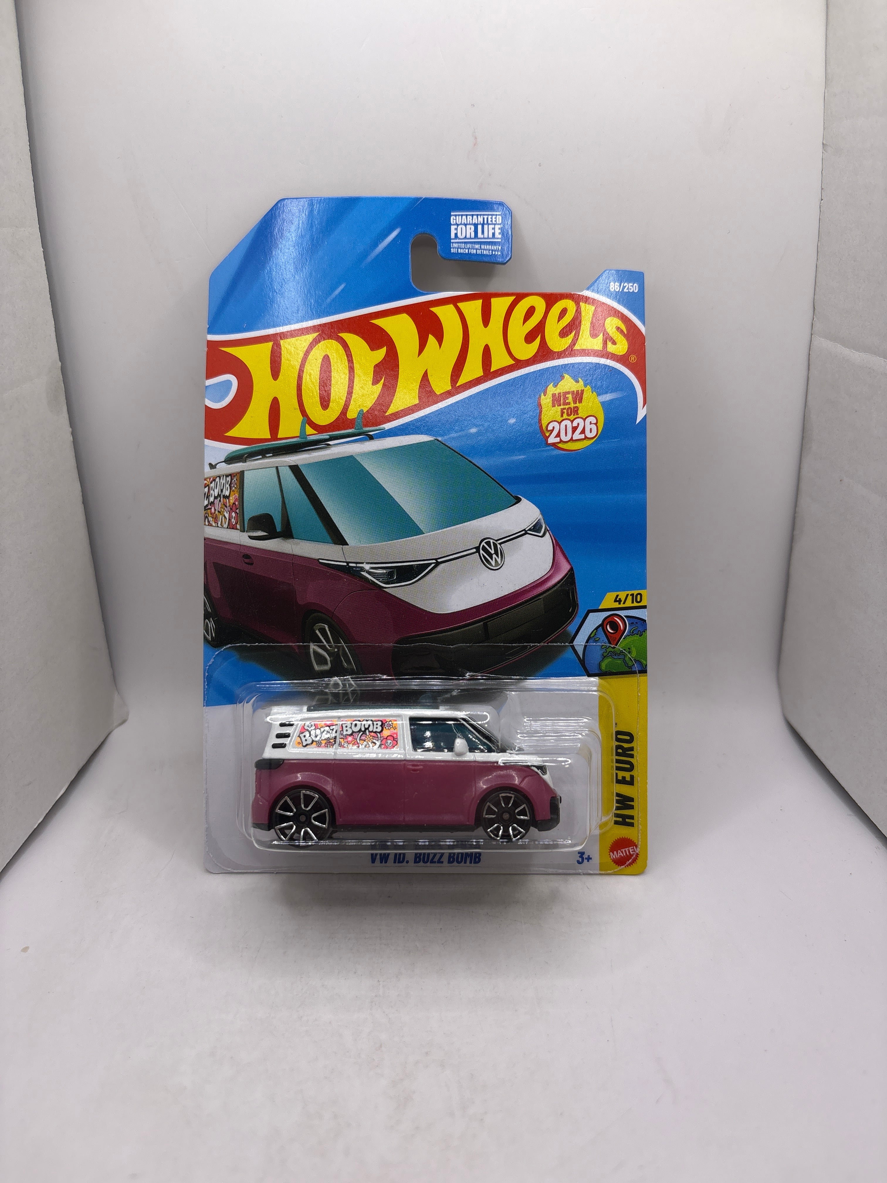 Hot Wheels VW ID. Buzz Bomb Diecast purple