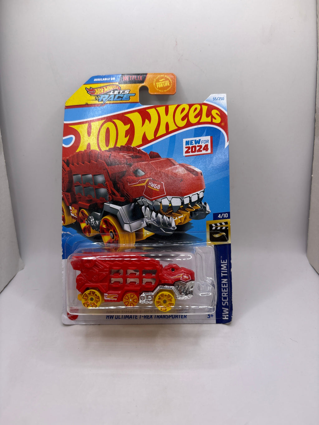 Hot Wheels HW Ultimate T-Rex Transporter Diecast red