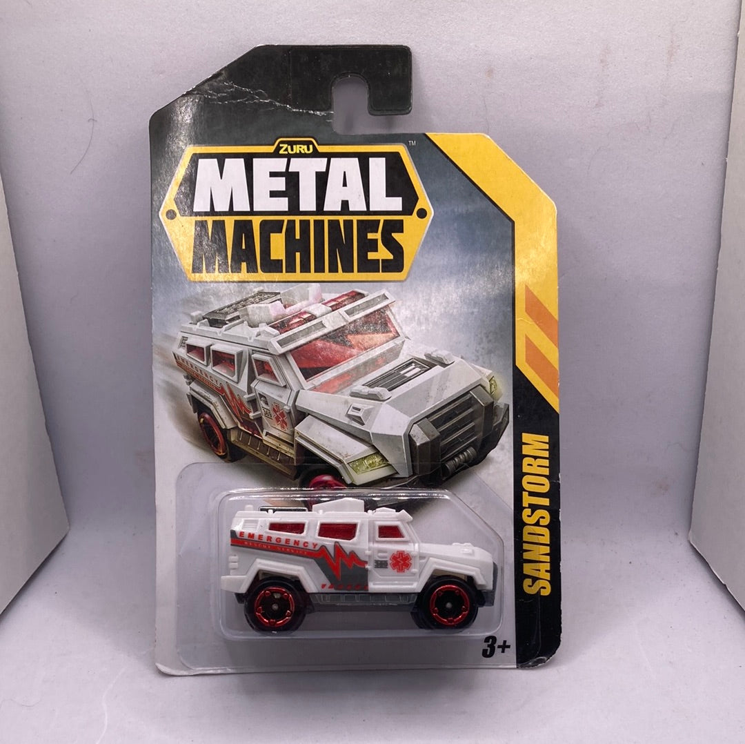 Zuru Metal Machines Sandstorm Diecast White