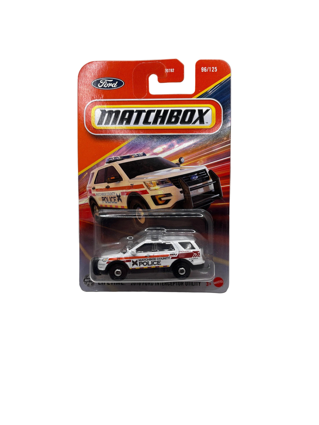 Matchbox 2016 Ford Interceptor Utility Diecast
