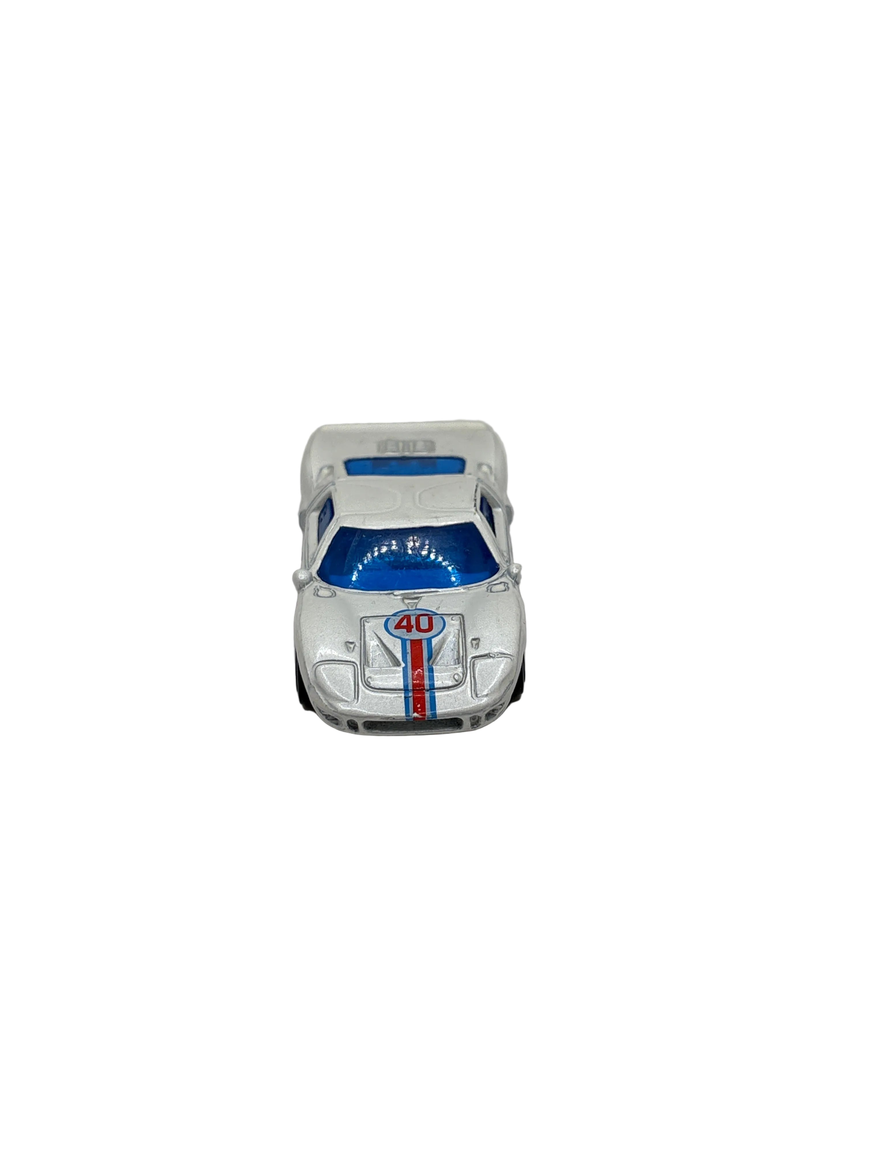 Hot Wheels Ford GT-40 Diecast white