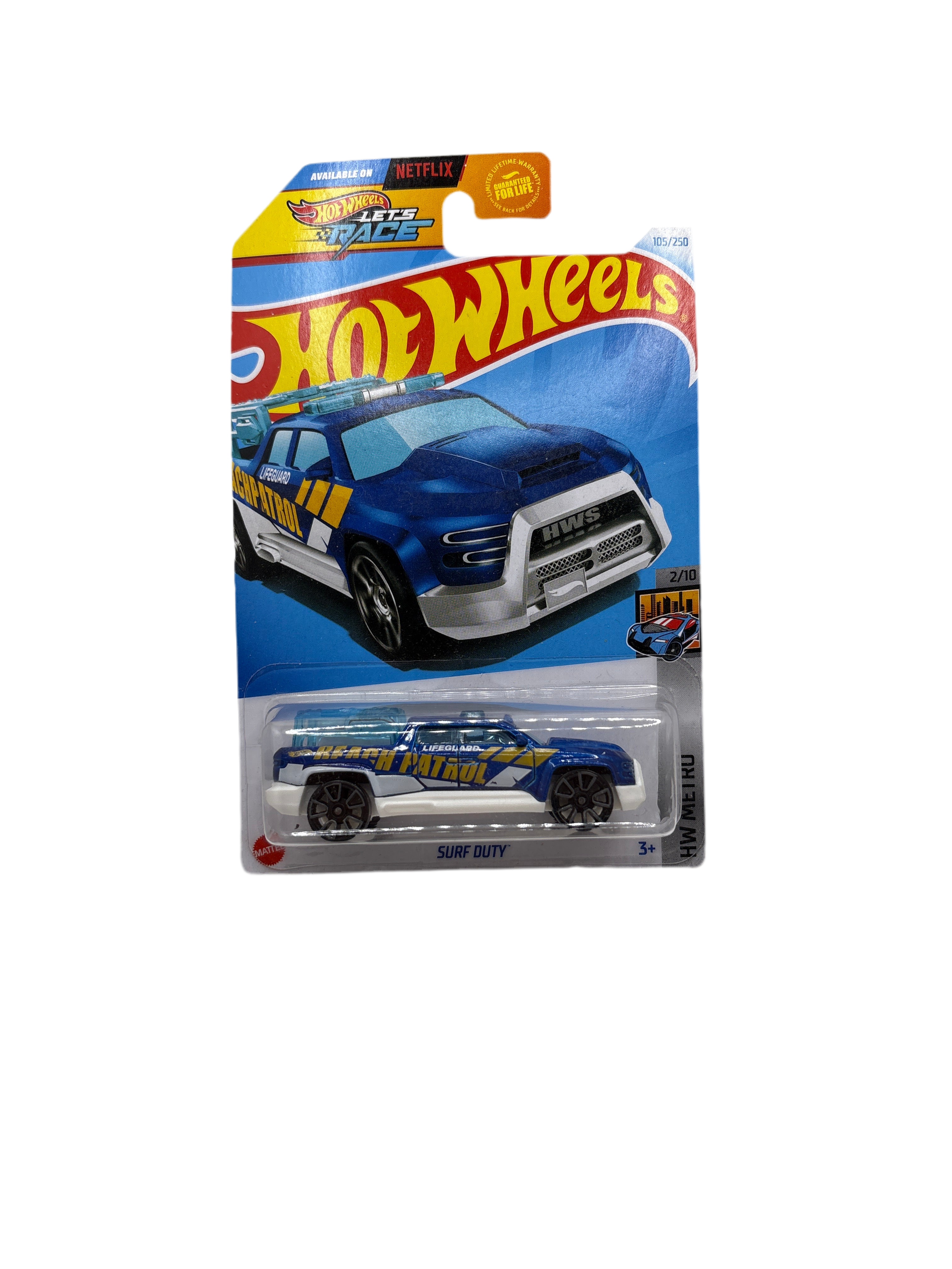 Hot Wheels Surf Duty Diecast blue