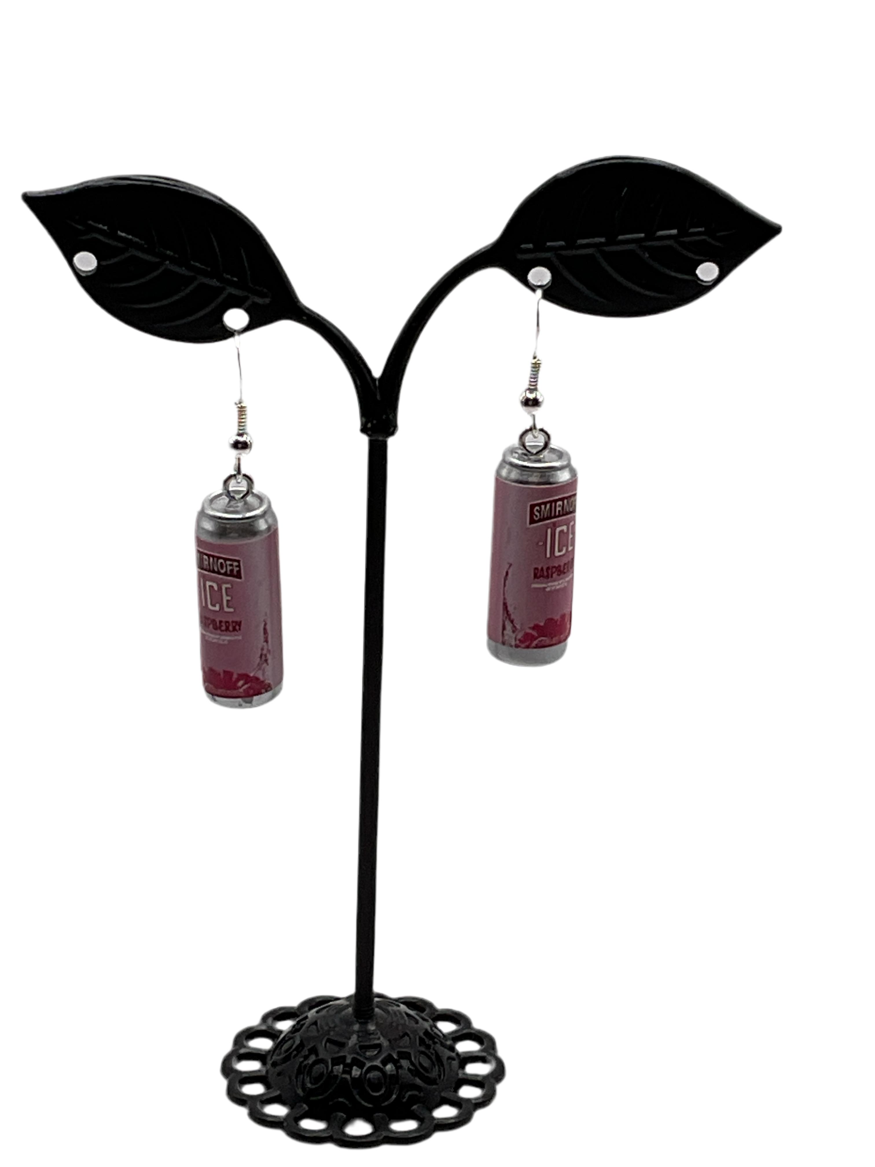 Smirnoff raspberry ice earrings