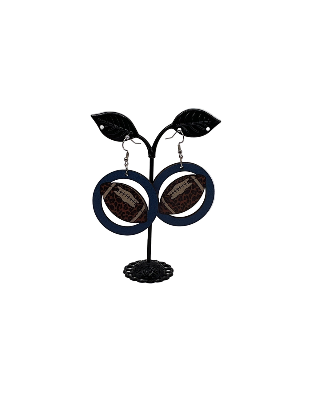 Football earrings 2