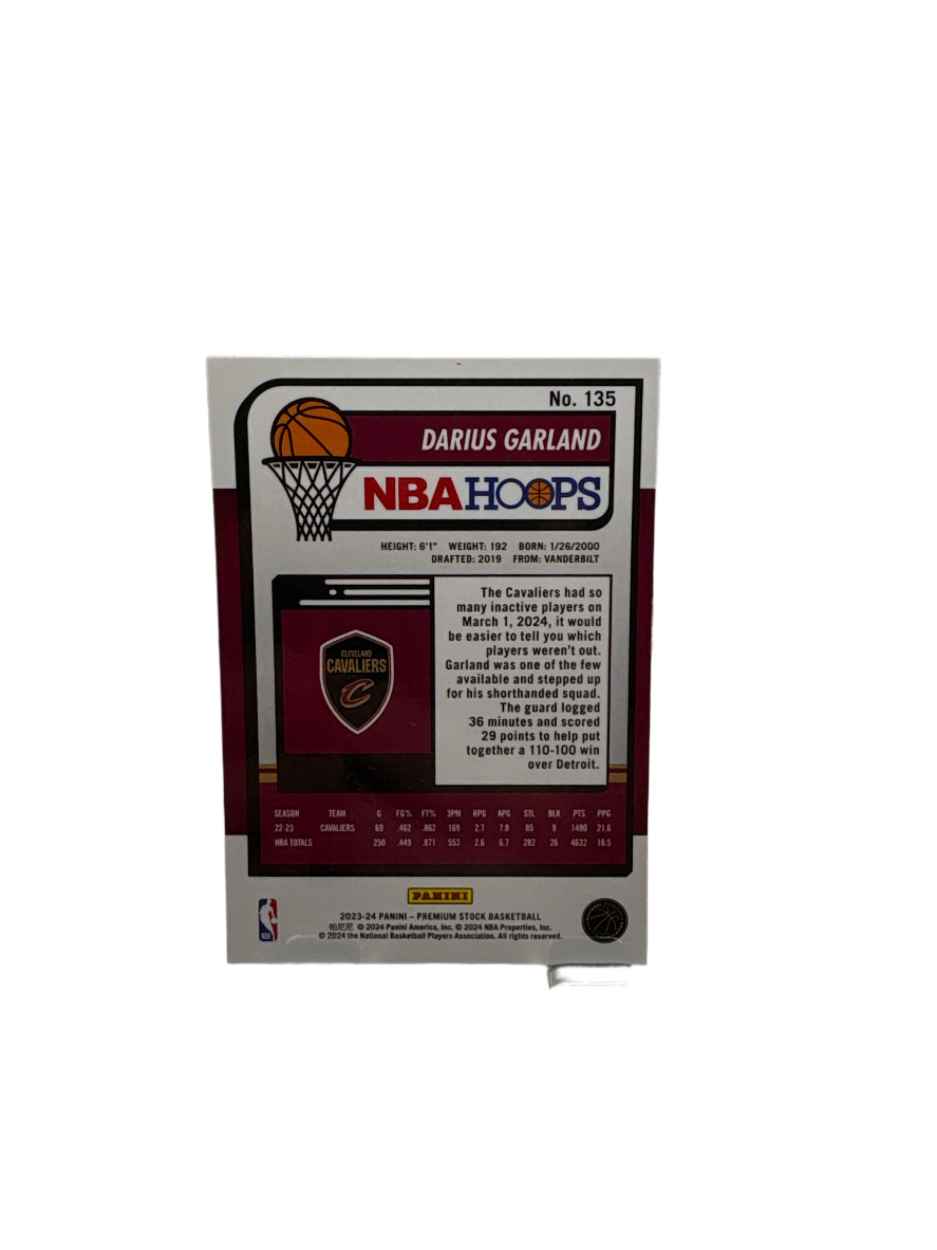 NBA Hoops Darius Garland