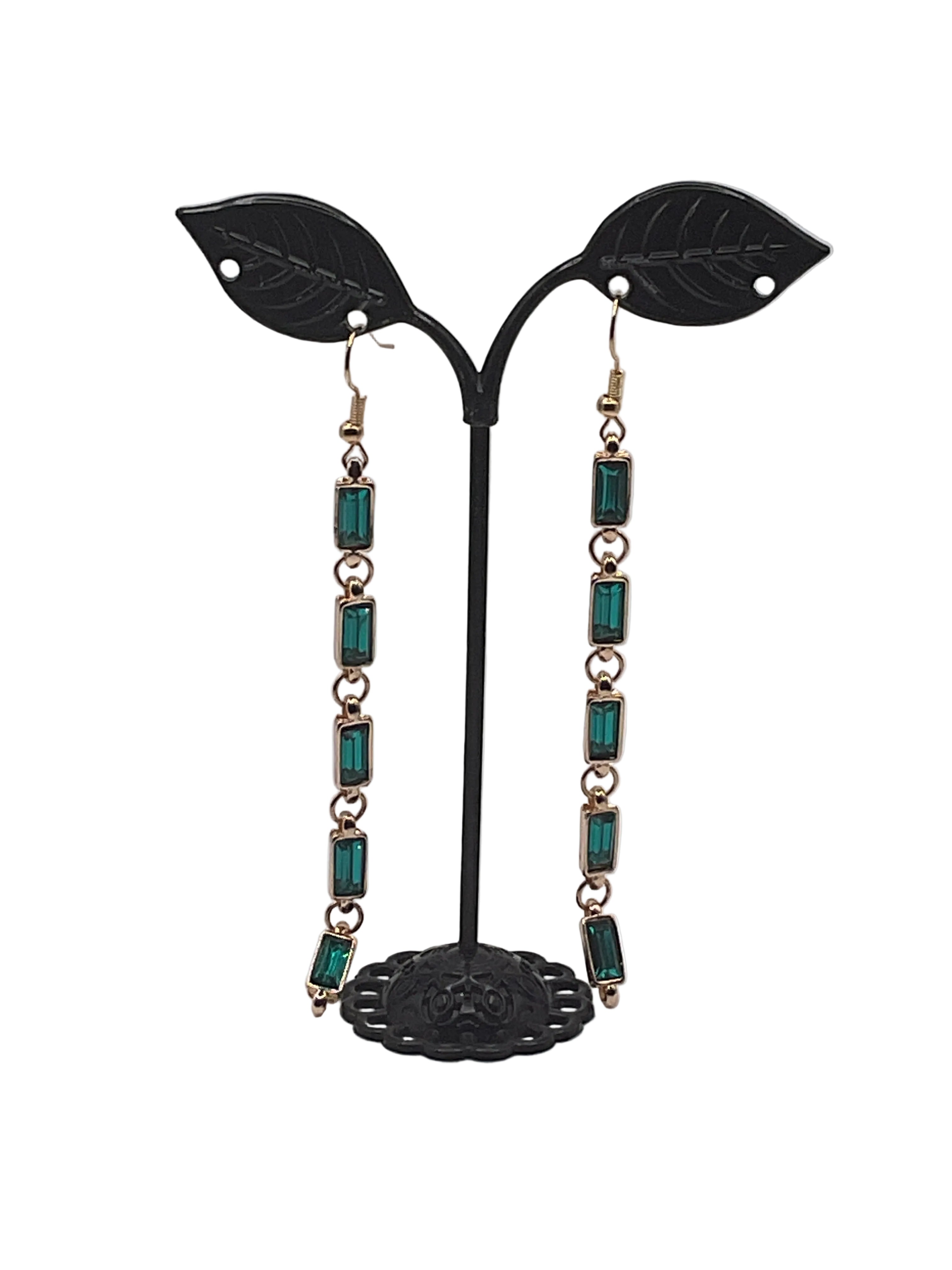 Stacked Gemstone Earrings
