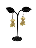 Yellow Lab Puppy Earrings
