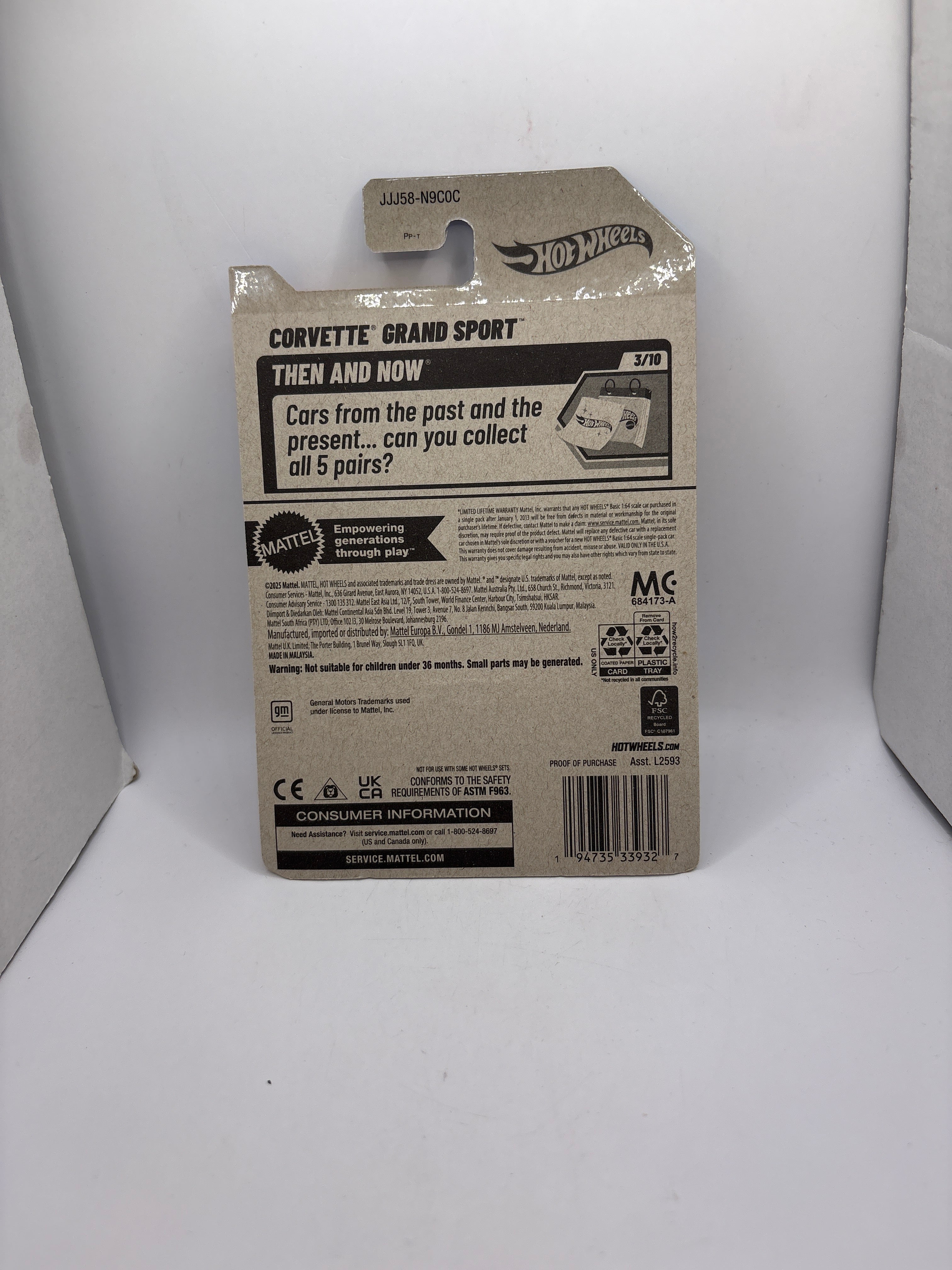 Hot Wheels Corvette Grand Sport Diecast
