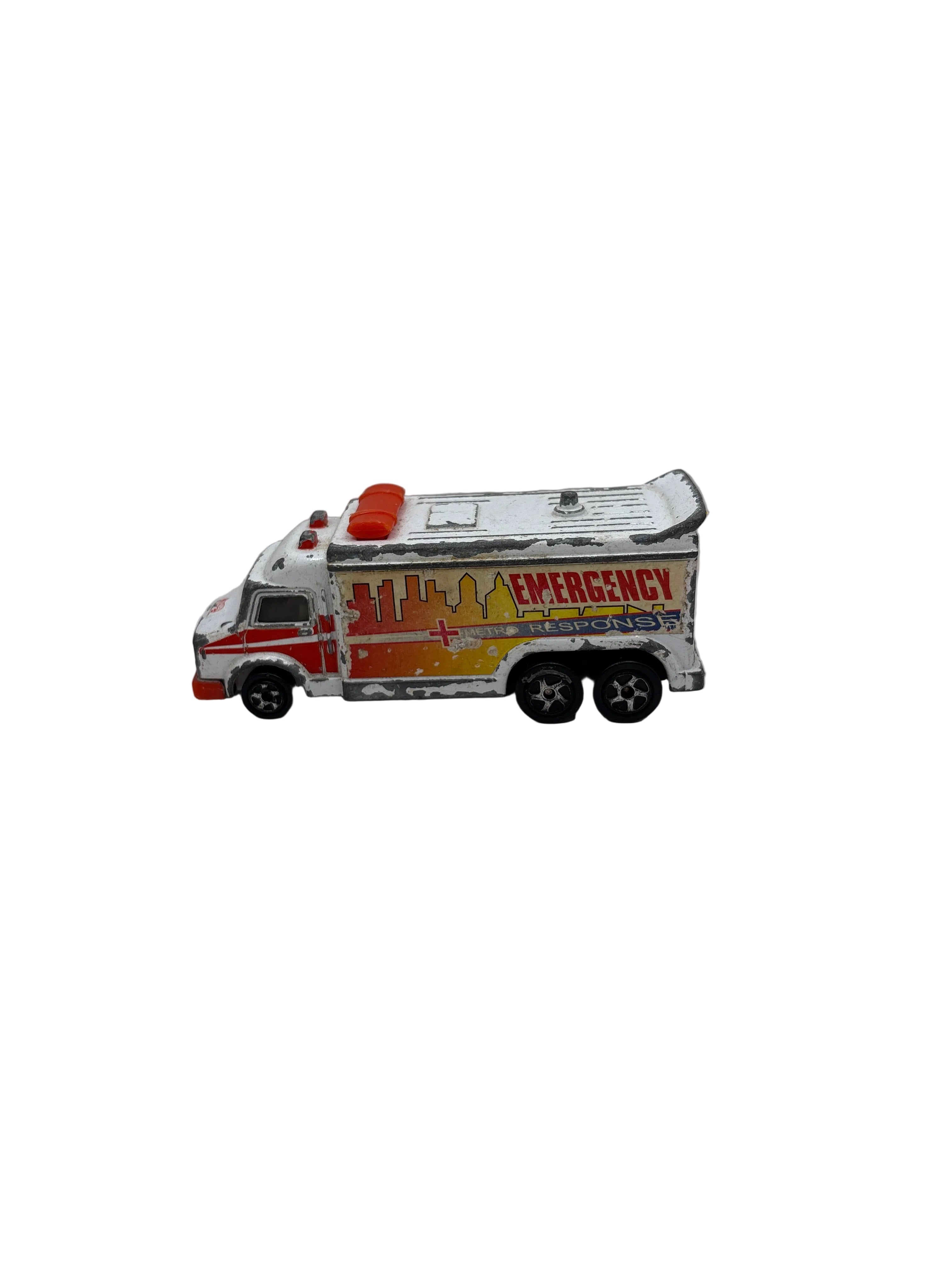 Hot Wheels Emergency Metro Response Diecast white