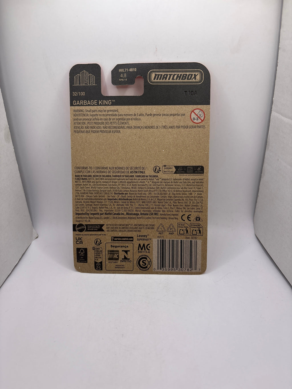 Matchbox Garbage King Diecast