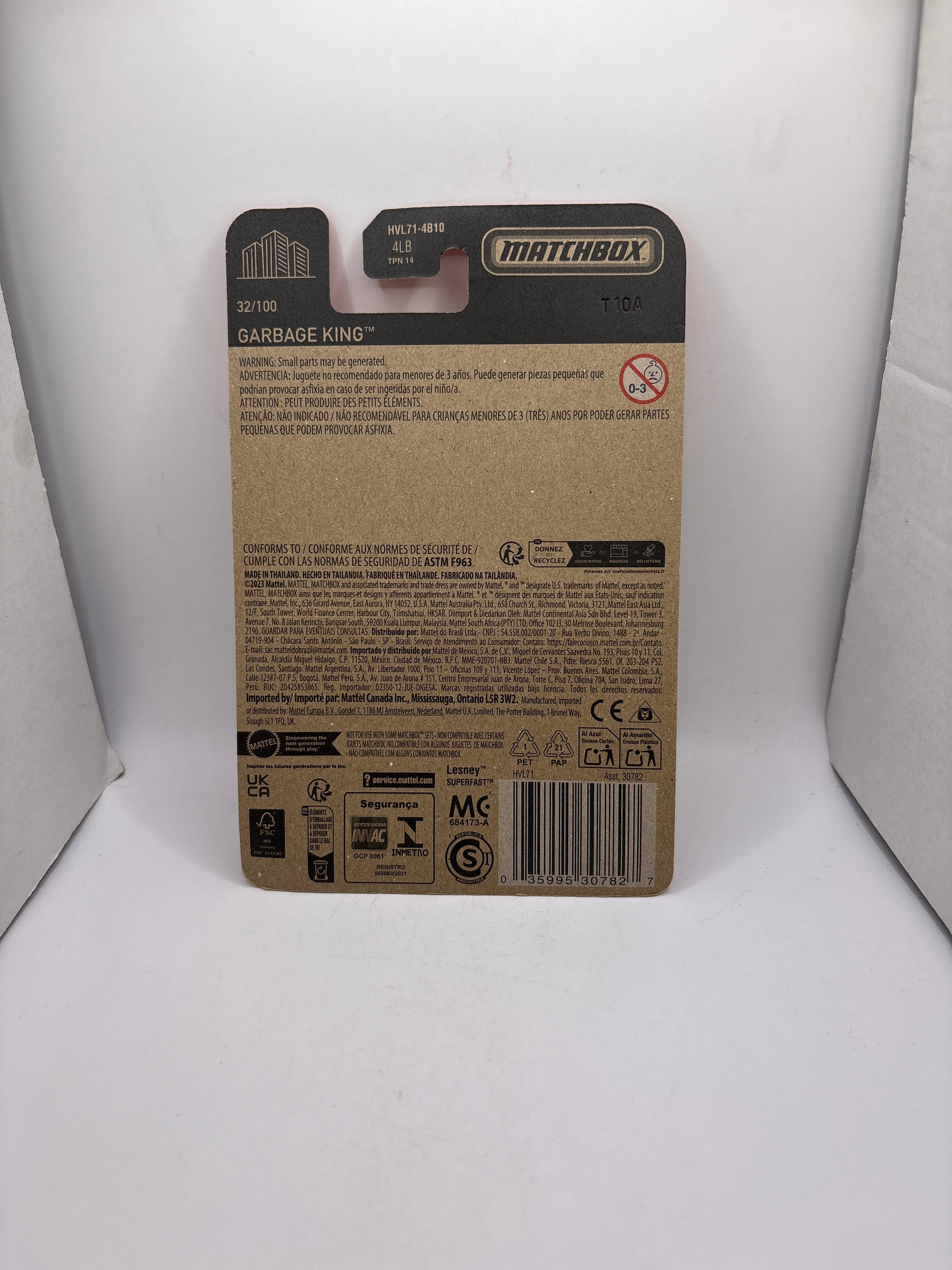 Matchbox Garbage King Diecast