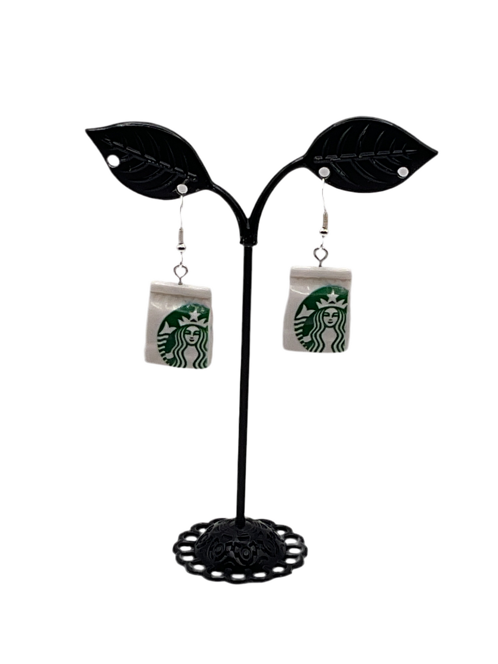 Coffee Bag Earrings