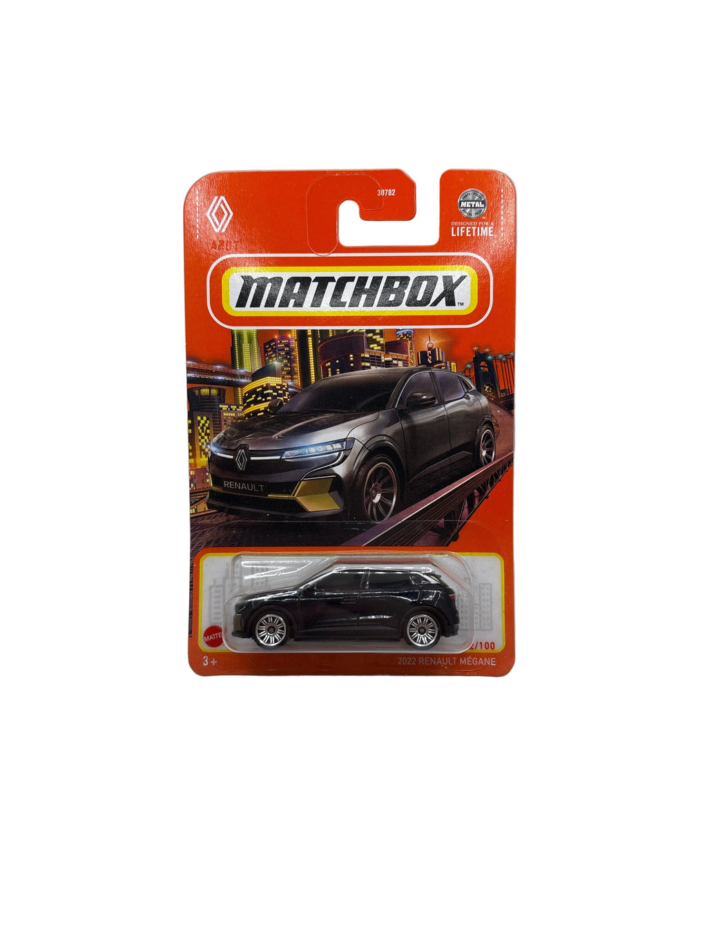 Matchbox 2022 Renault Megane Diecast black