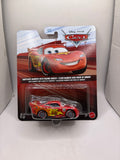 Disney Pixar Cars Lightning McQueen With Racing Wheels Diecast red