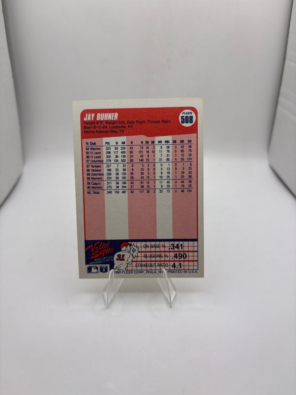Fleer Jay Buhner