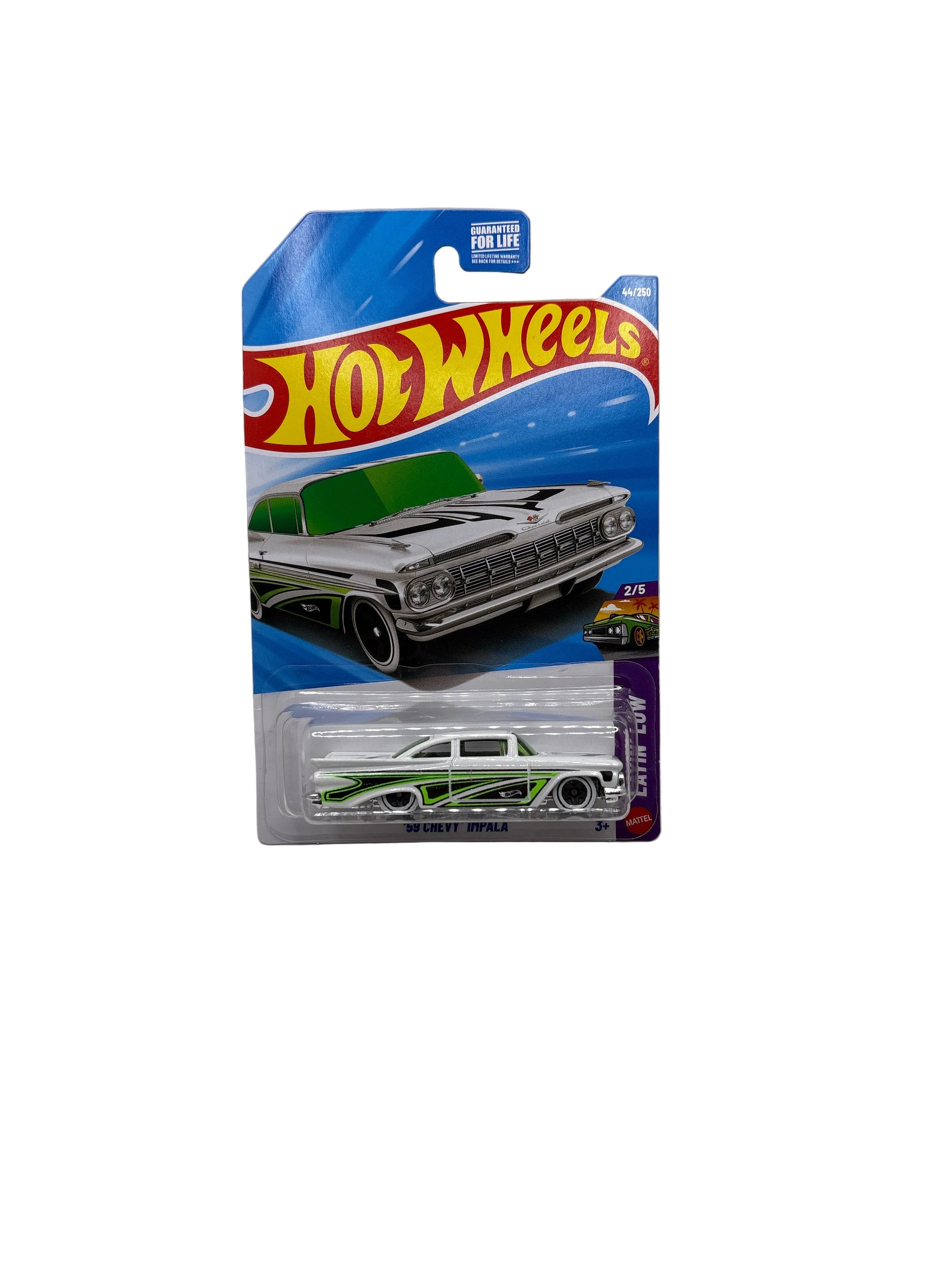 Hot Wheels 59 Chevy Impala Diecast white
