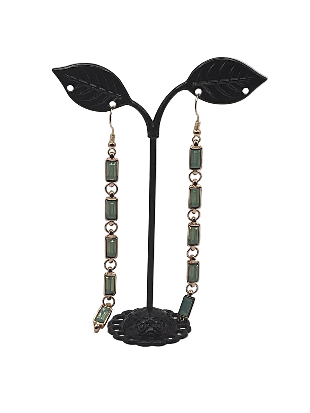 Stacked Gemstone Earrings