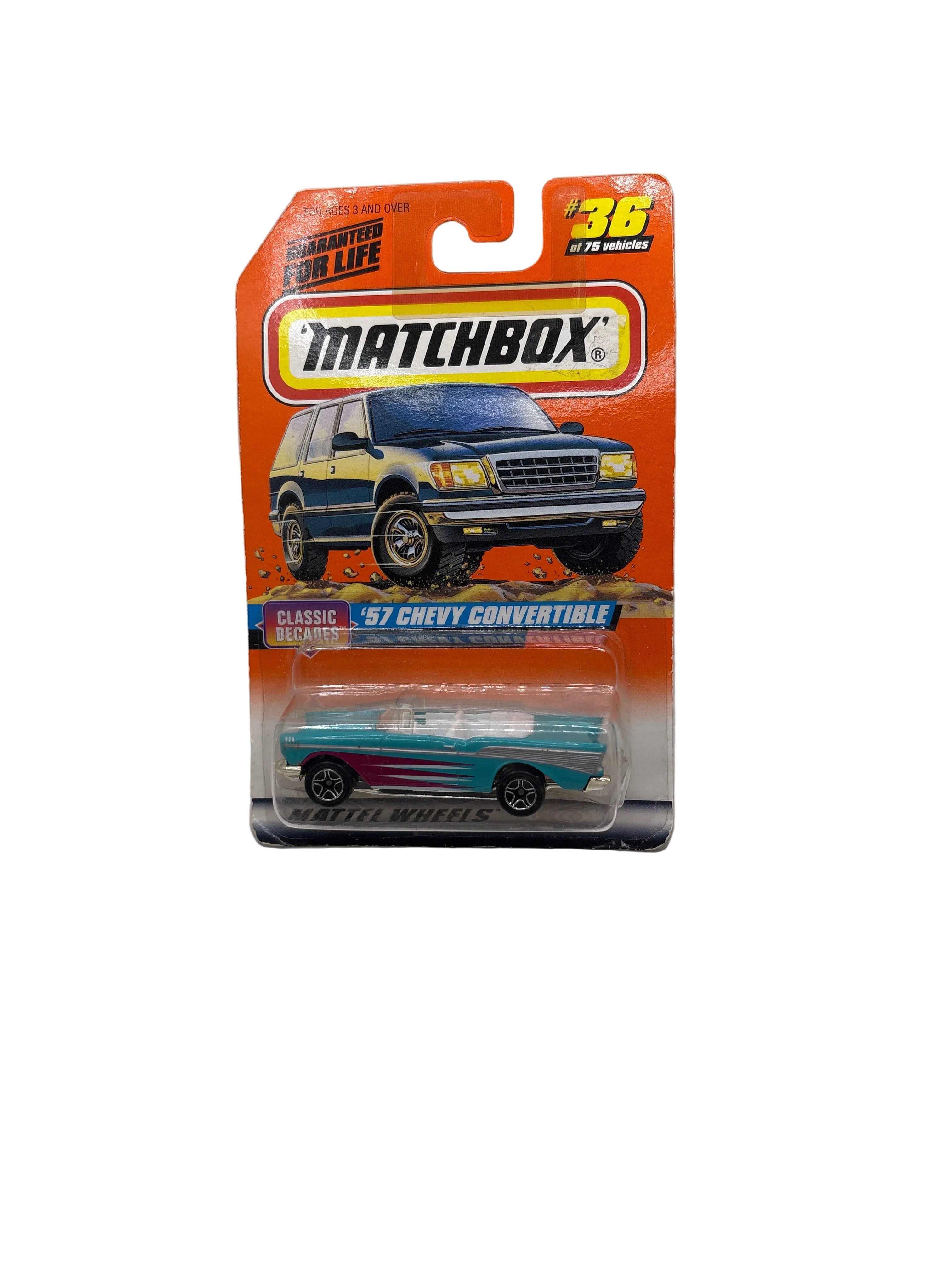 Matchbox 57 Chevy Convertible Diecast