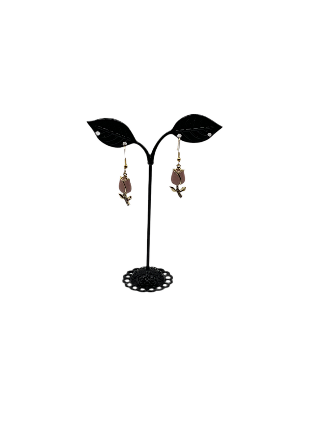 Pink Rose earrings