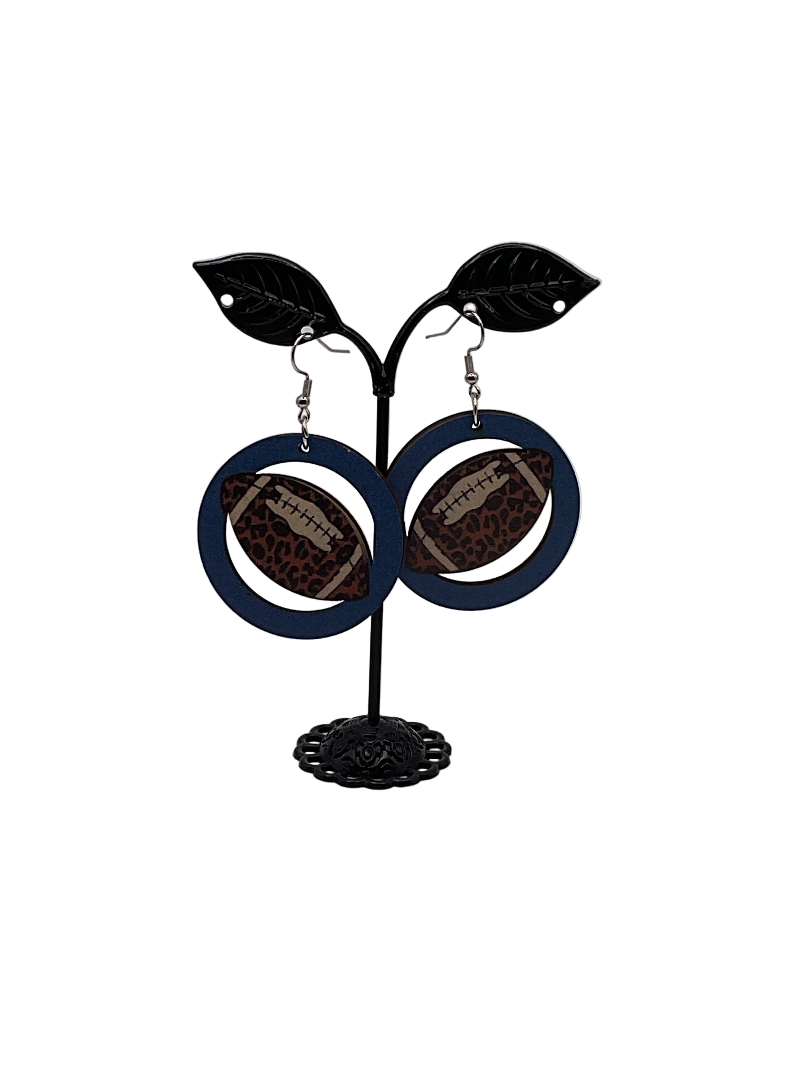 Football earrings 2