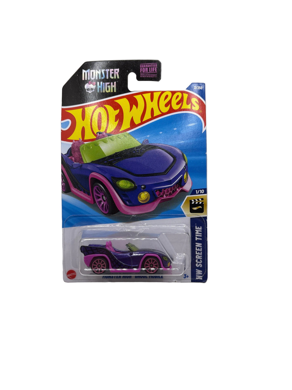 Hot Wheels Monster High Ghoul Mobile Diecast blue