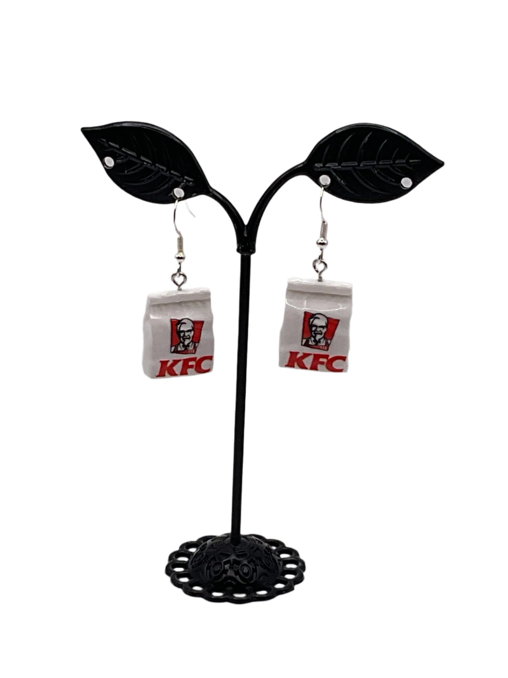 Fast Food Bag Earrings