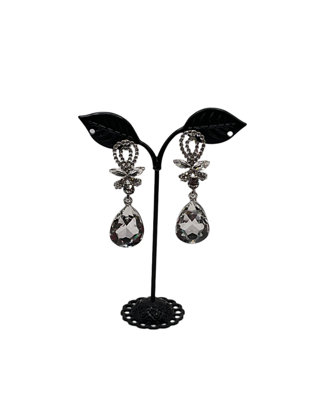 Shiny crystal earrings 4