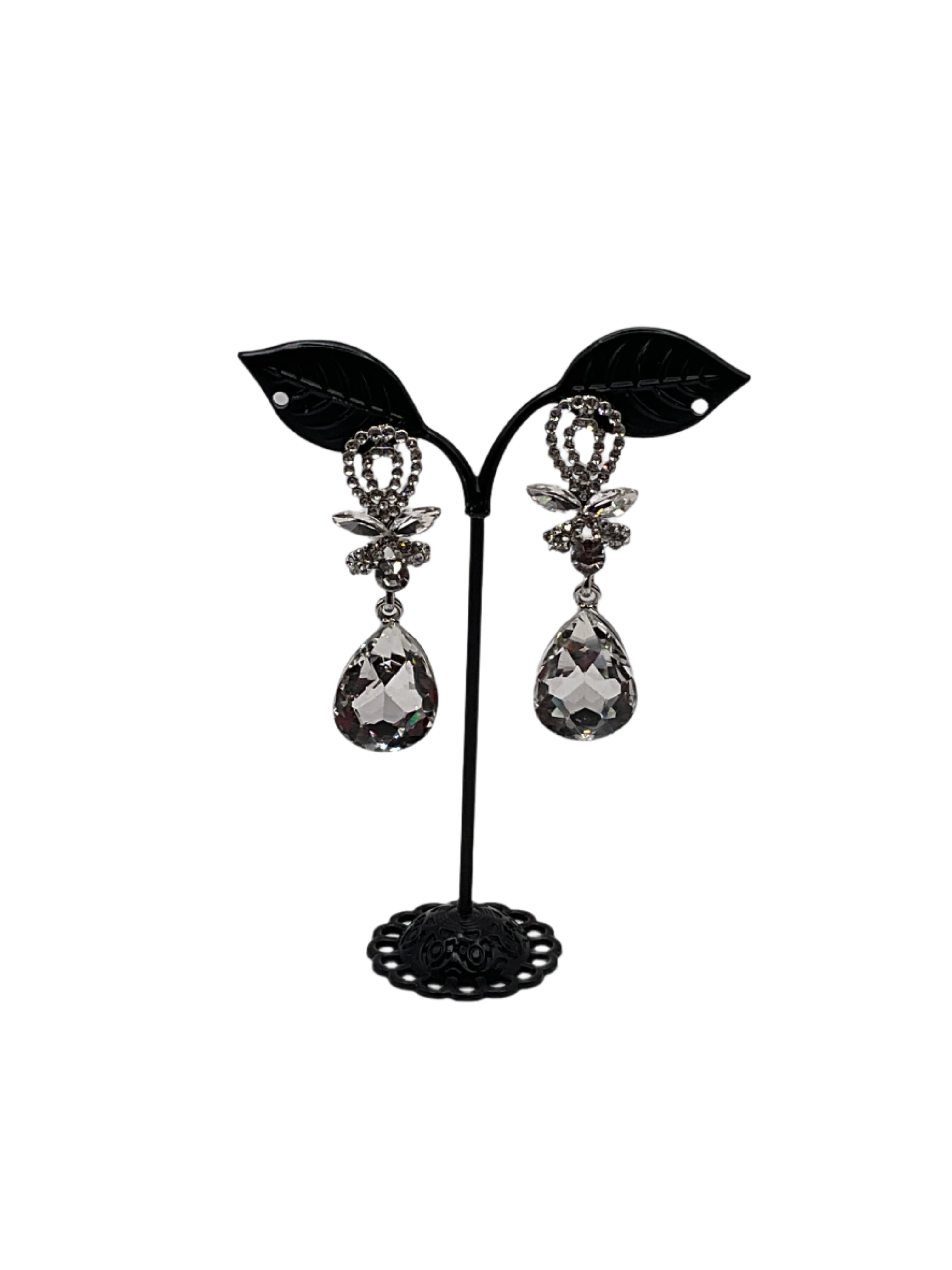 Shiny crystal earrings 4