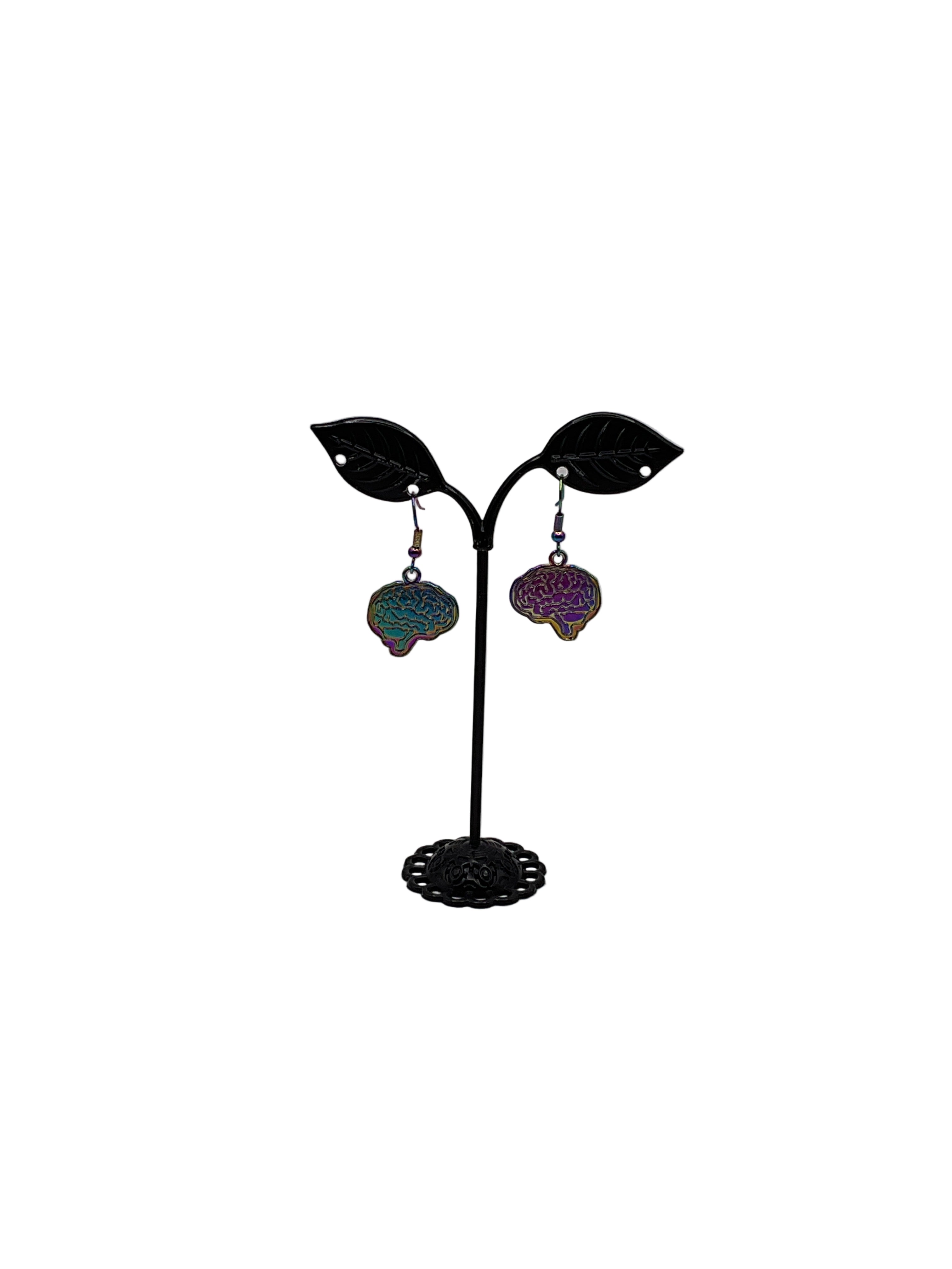 Brain Earrings
