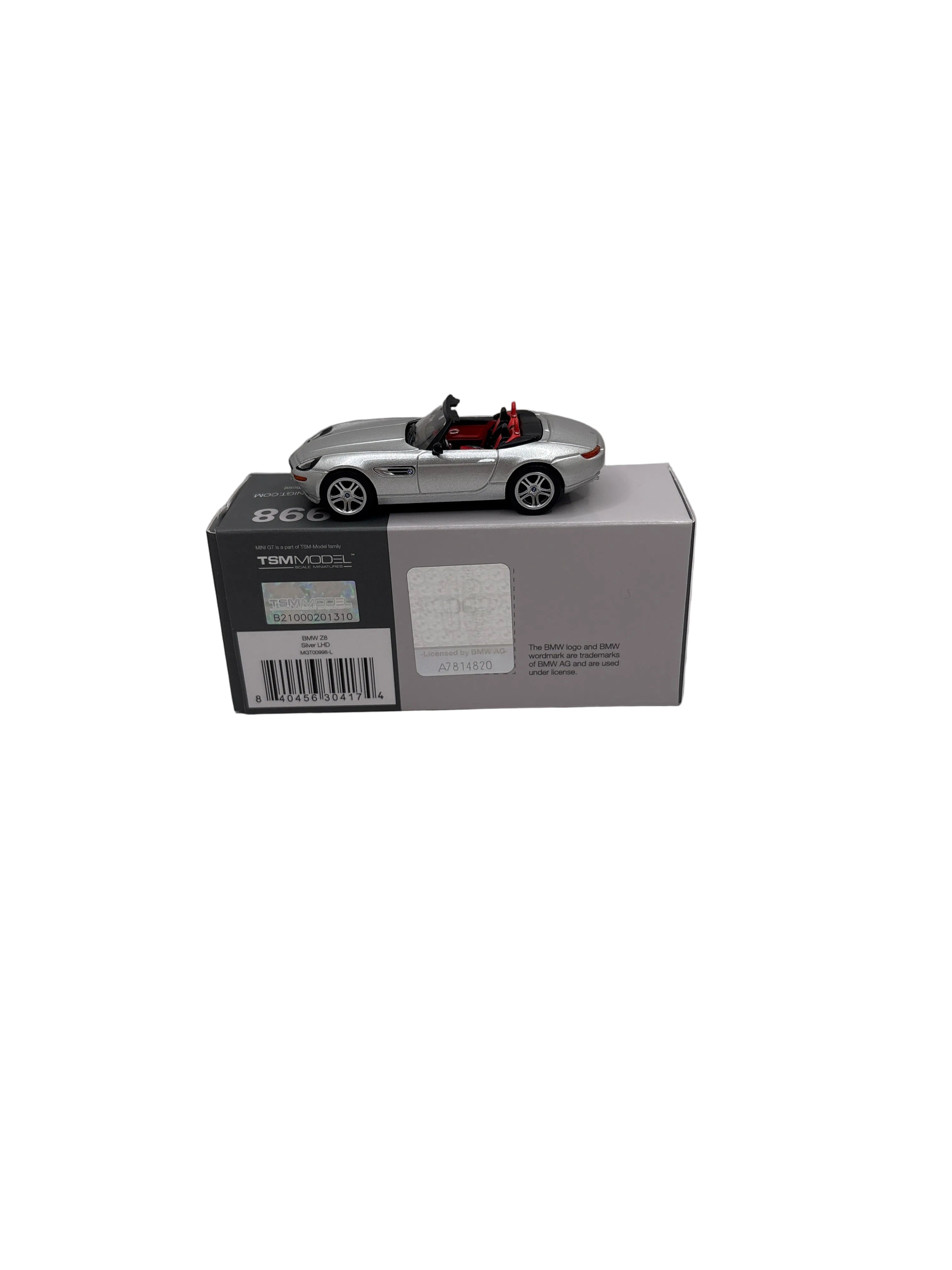 Mini GT BMW Z8 Diecast silver