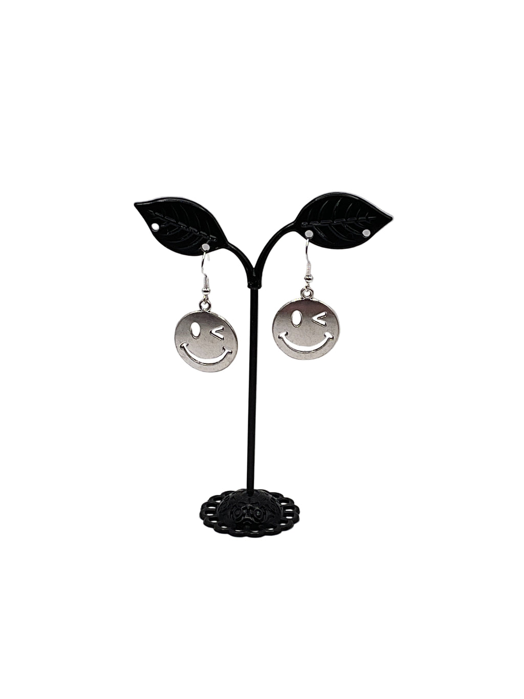 Winking Emoji Earrings