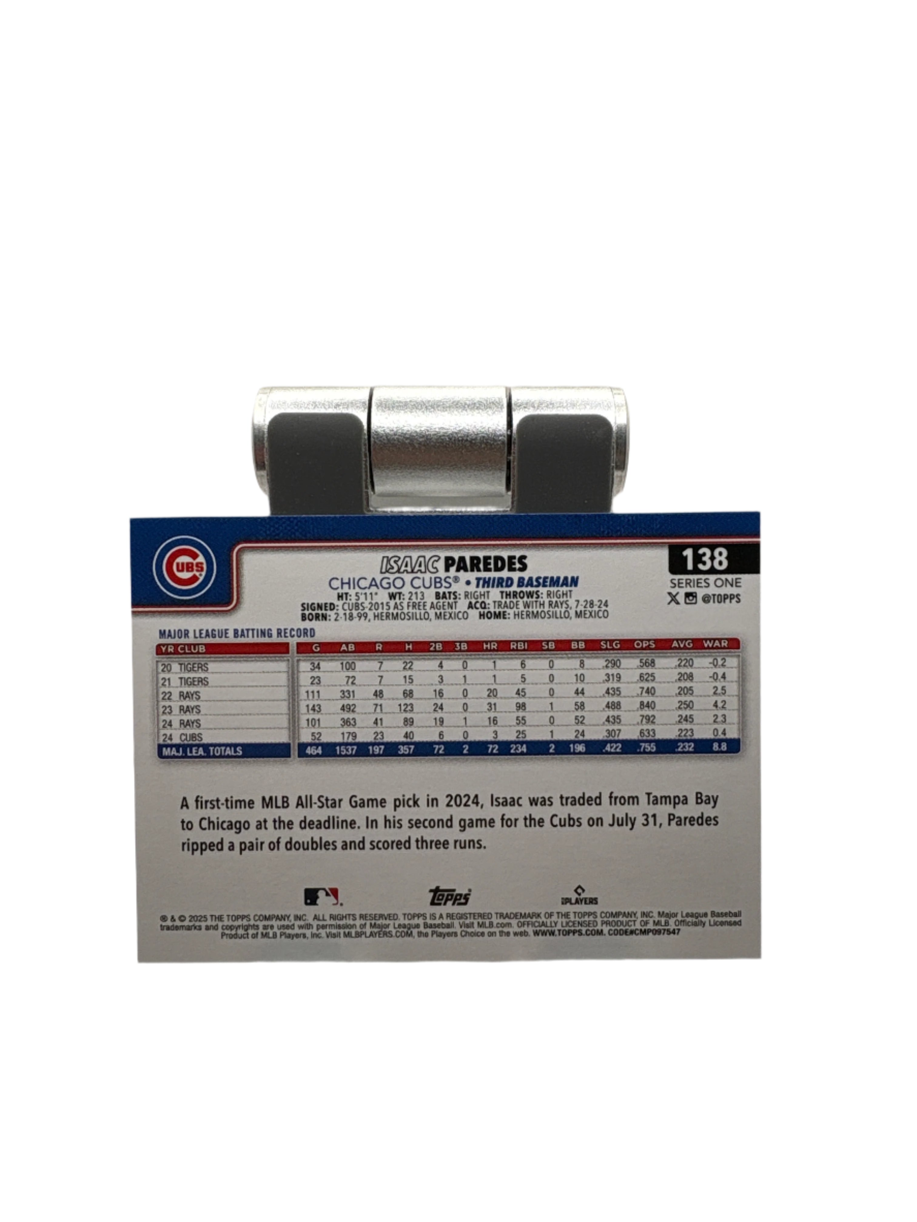 Topps Isaac Paredes