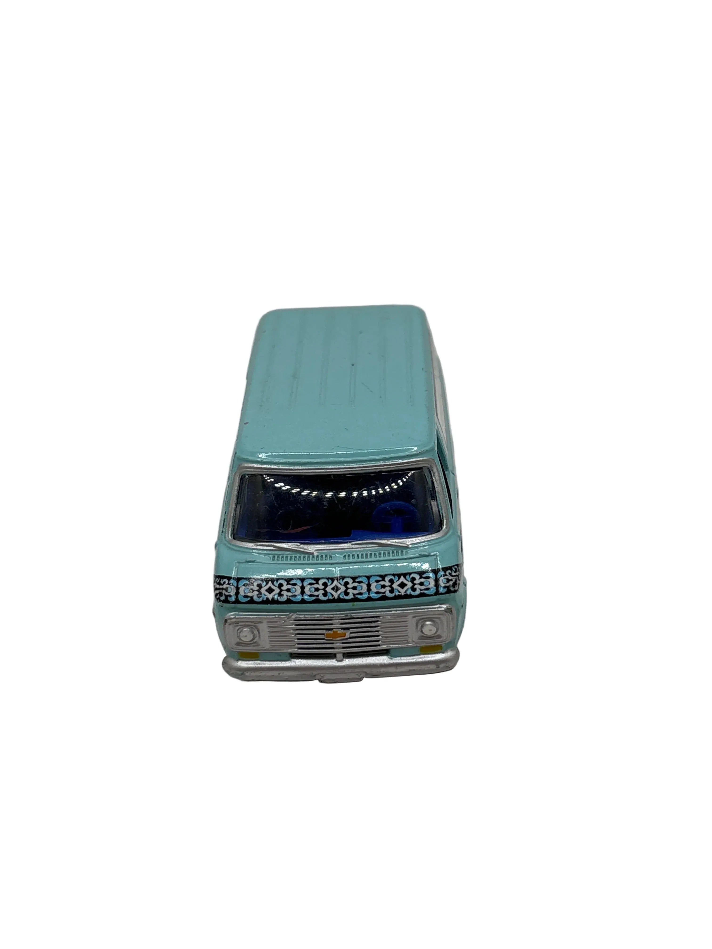 Johnny Lightning 1976 Chevy Van Diecast blue