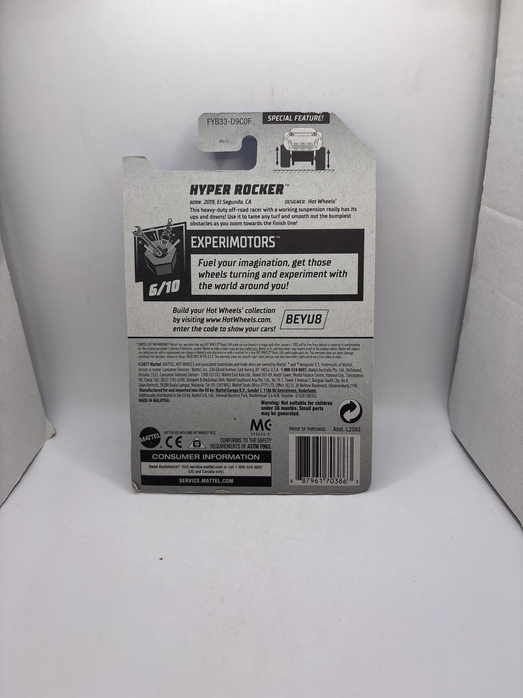 Hot Wheels Hyper Rocker Diecast