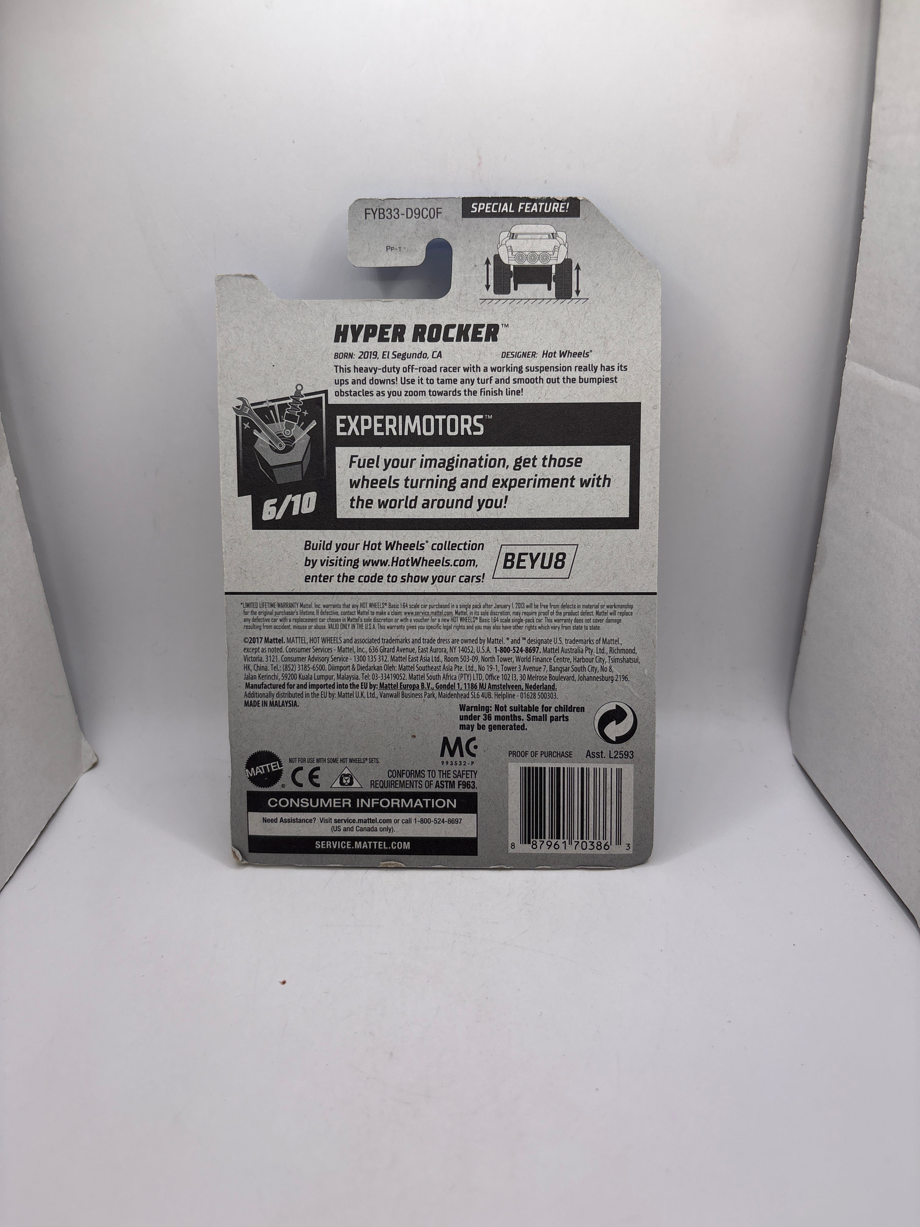 Hot Wheels Hyper Rocker Diecast