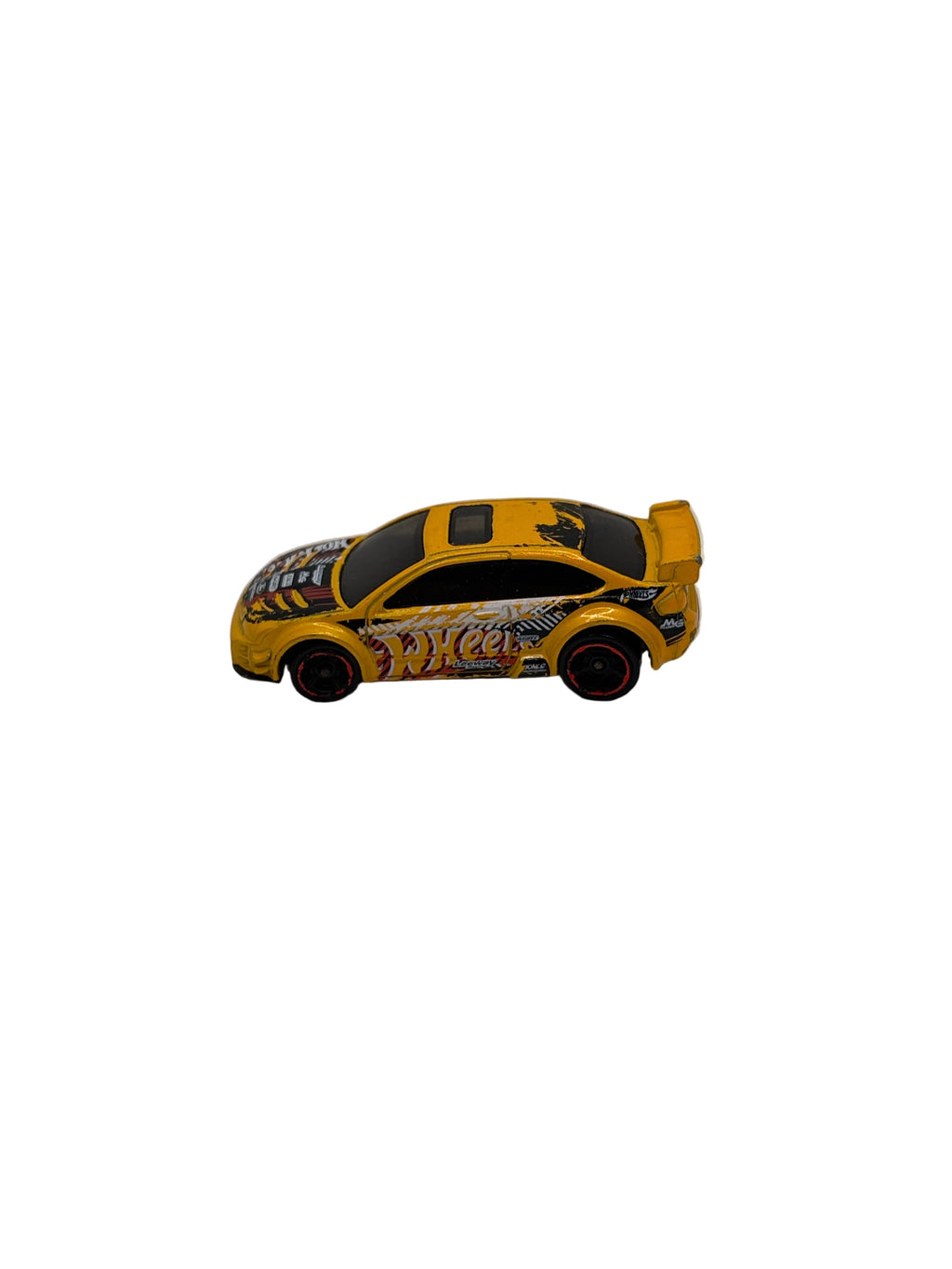 Hot Wheels 08 Ford Focus Diecast yellow