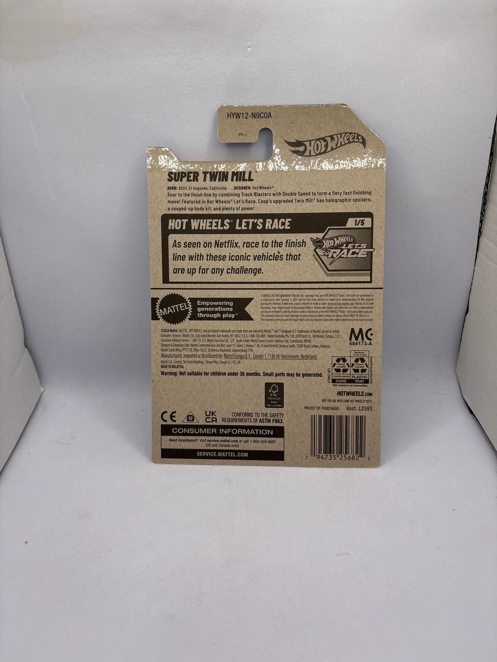 Hot Wheels Super Twin Mill Diecast