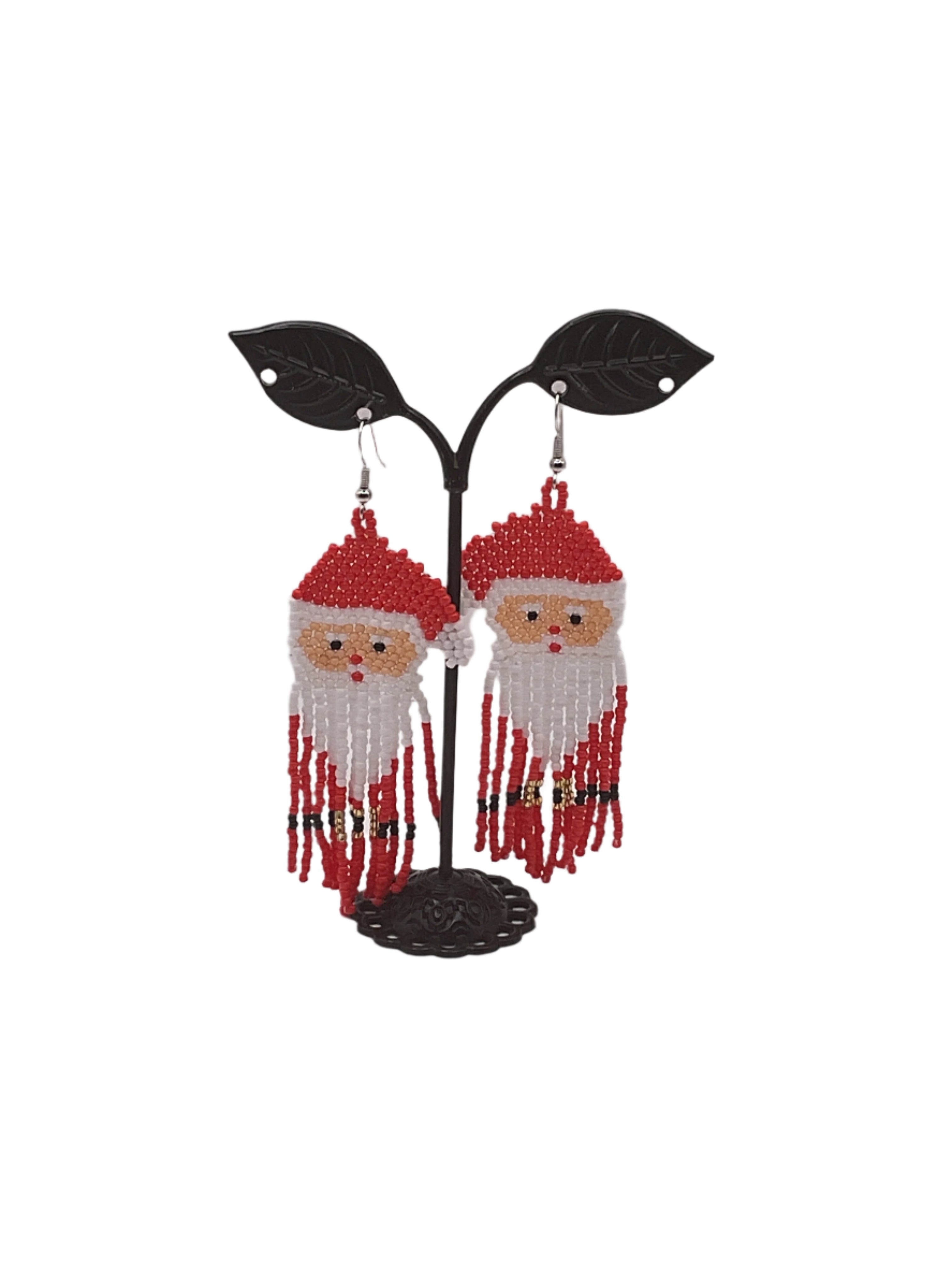 Santa Claus Tassel  Earrings