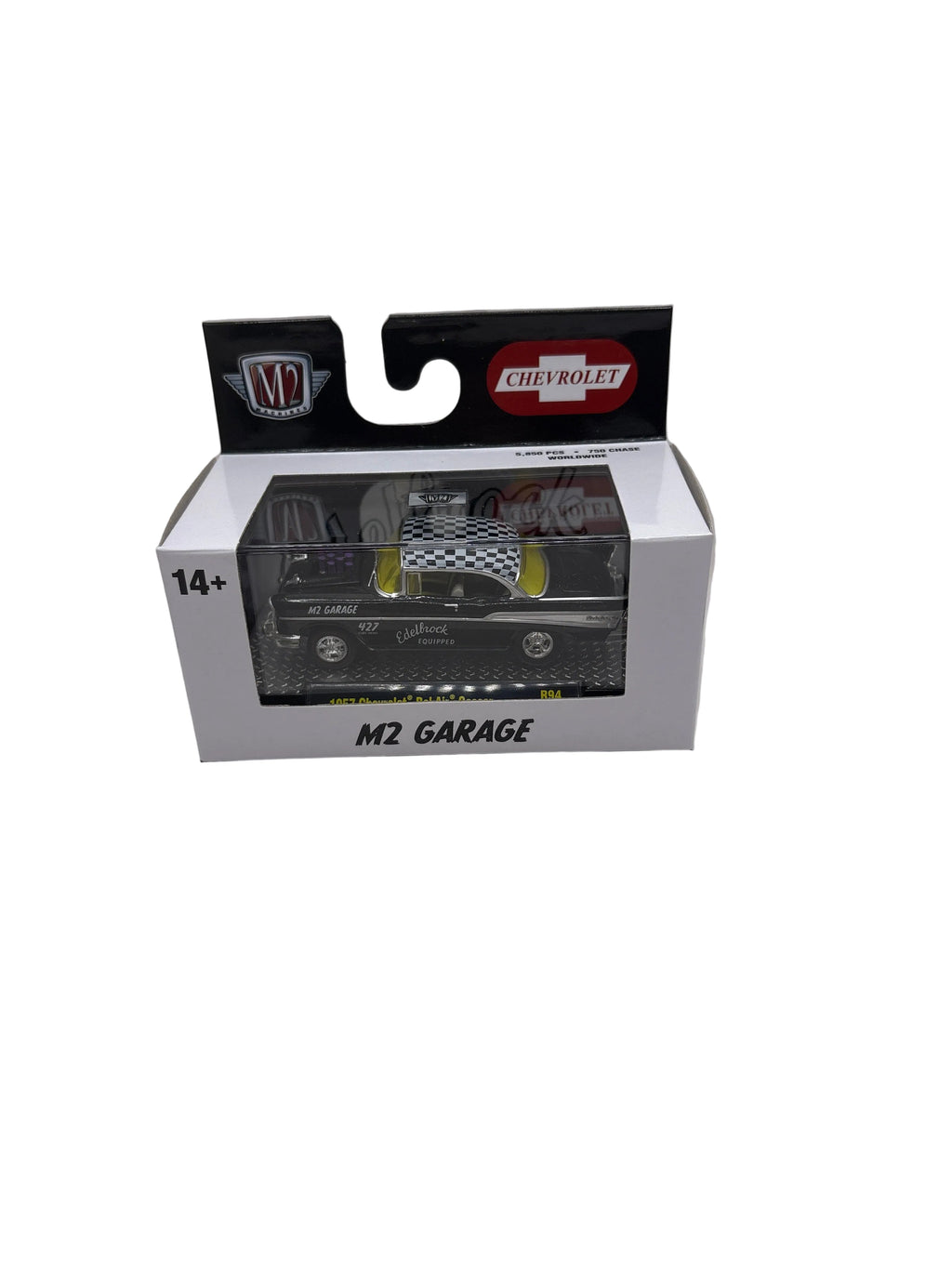 M2 1957 Chevrolet Bel Air Gasser Diecast black