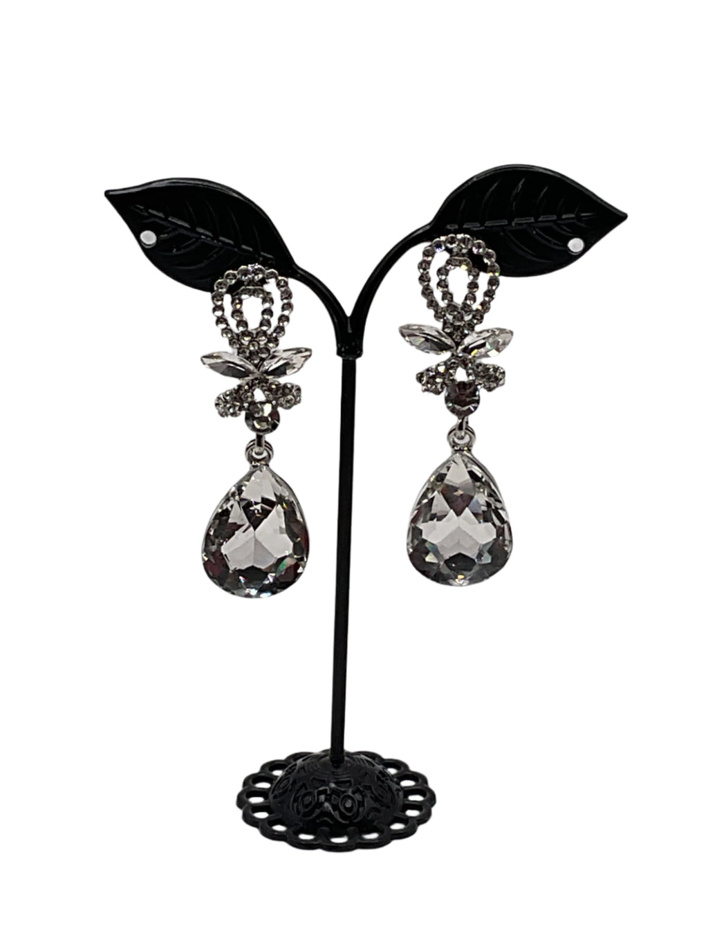 Shiny crystal earrings 4
