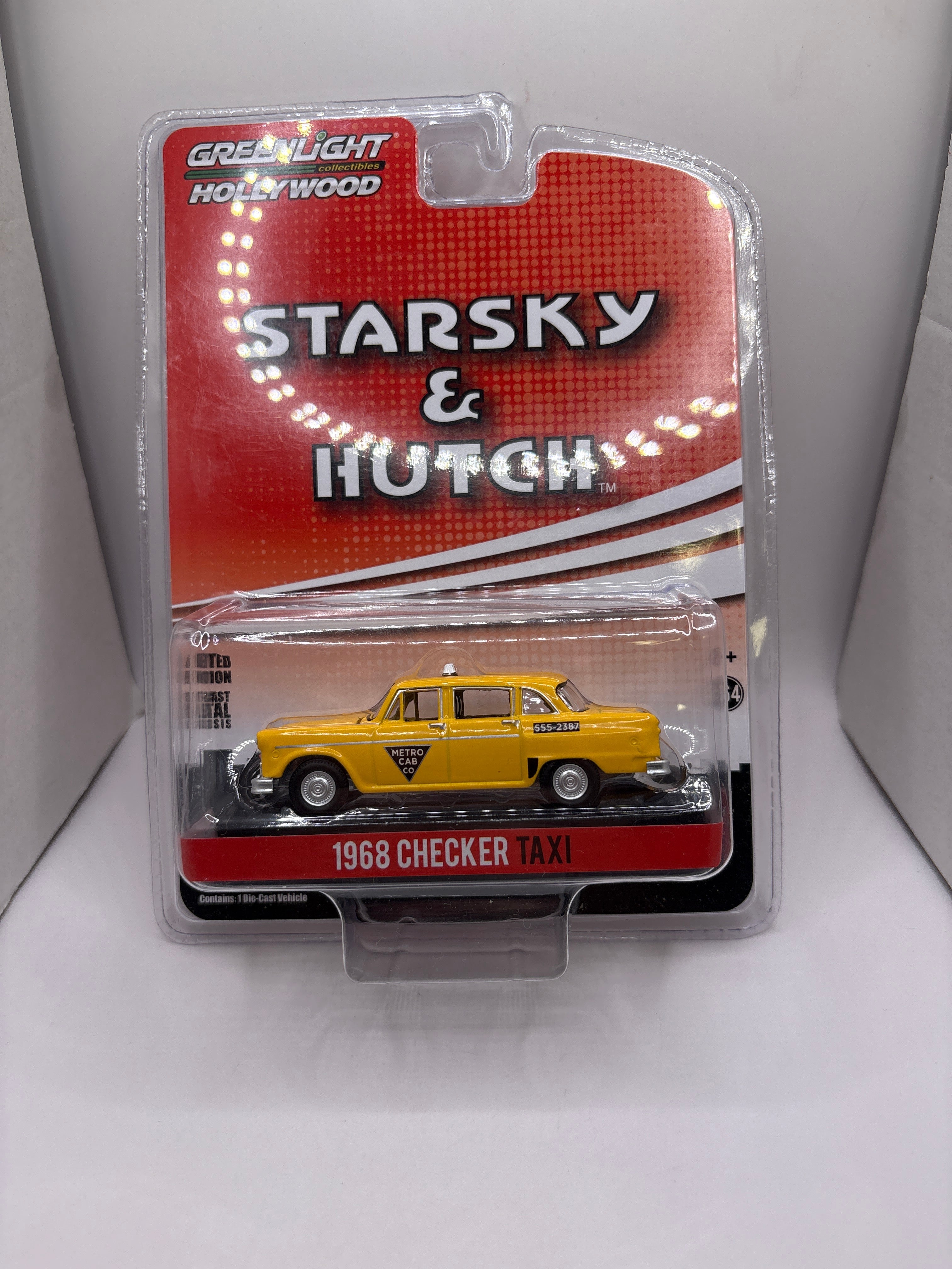 Greenlight 1968 Checker Taxi Diecast taxi yellow