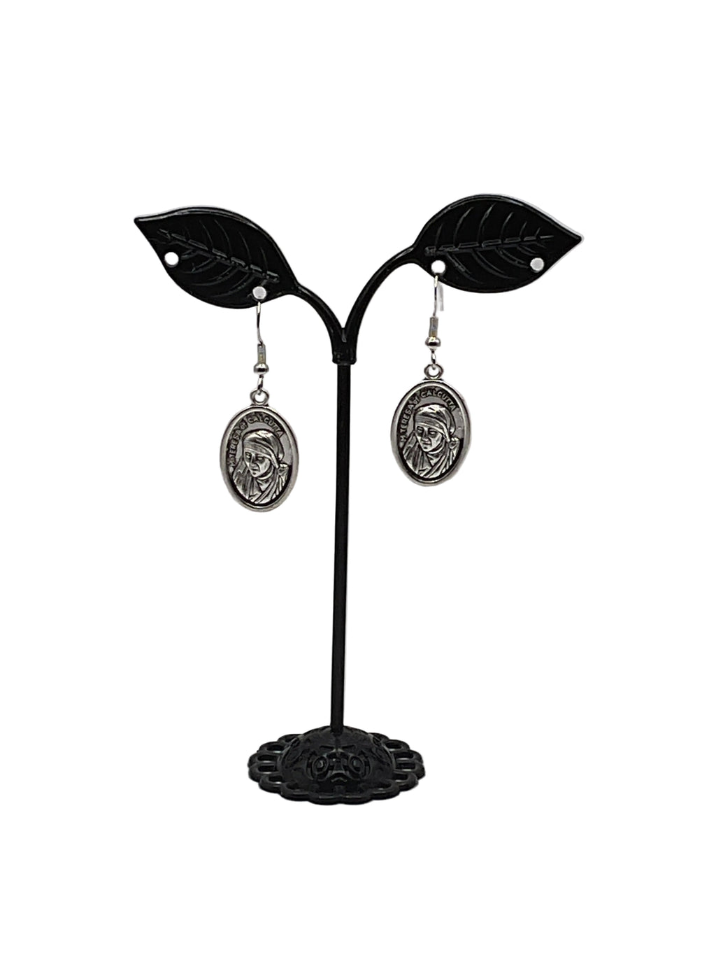 Religious Medal Earrings