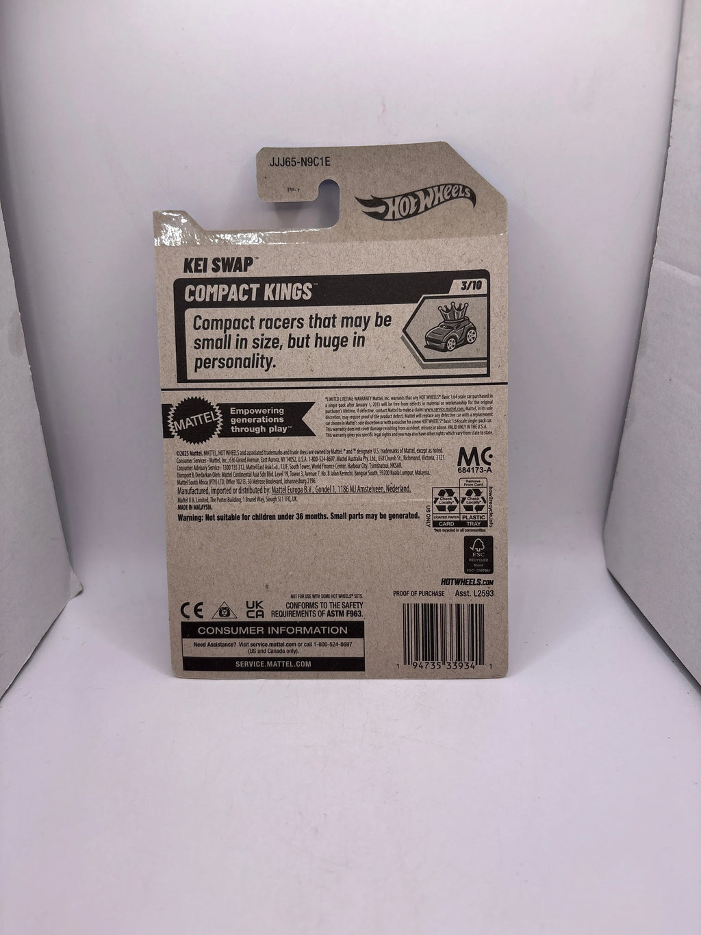 Hot Wheels Kei Swap Diecast white